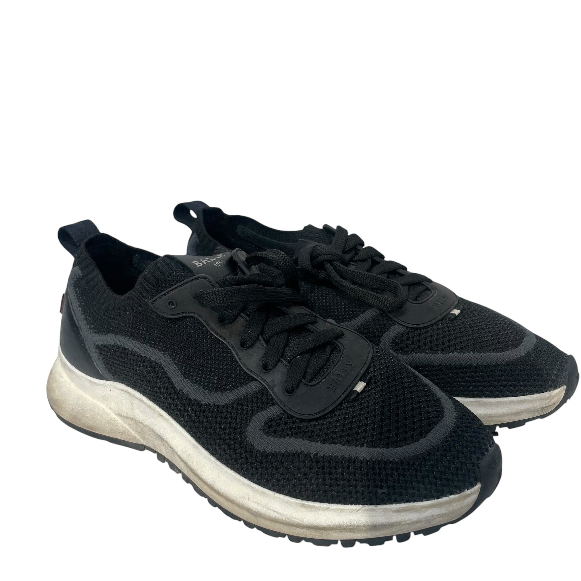 BALLY/Low-Sneakers/US 8/Cotton/BLK/Davyn view 1