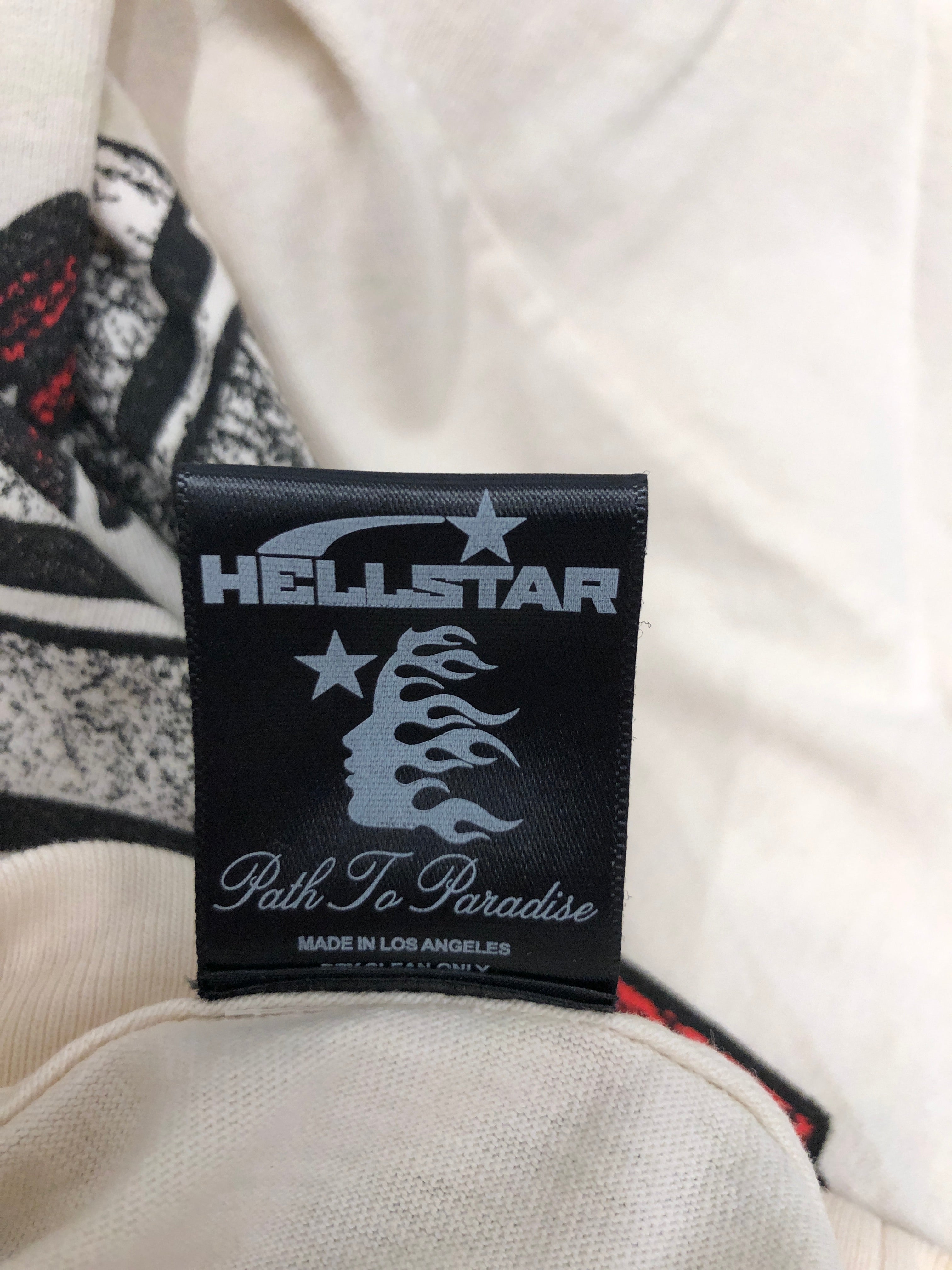 HELLSTAR/T-Shirt/XL/Cotton/WHT/Anatomical Head Split in 1/2 view 4