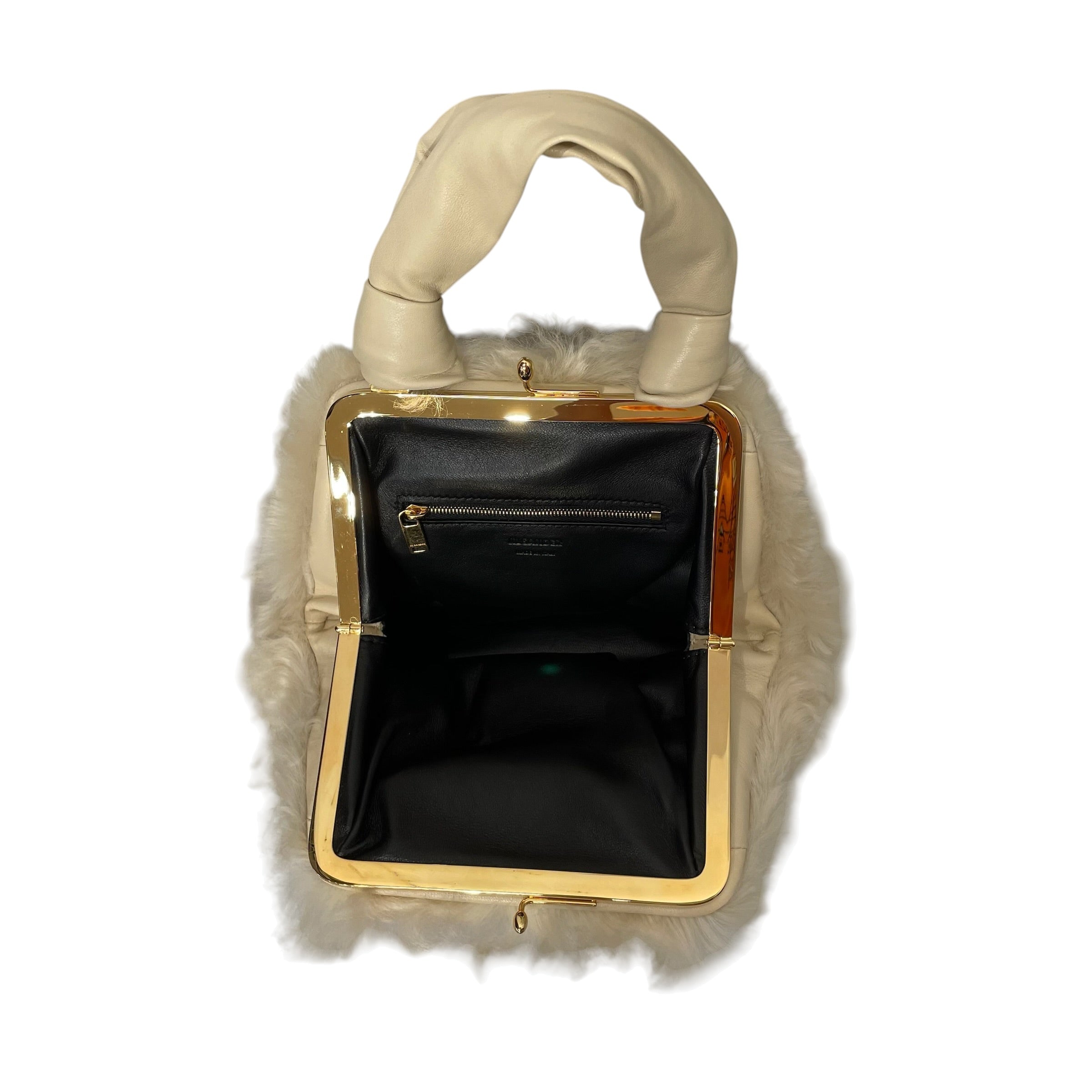 JIL SANDER/Hand Bag/Fur/CRM/FUR HANDBAG view 4