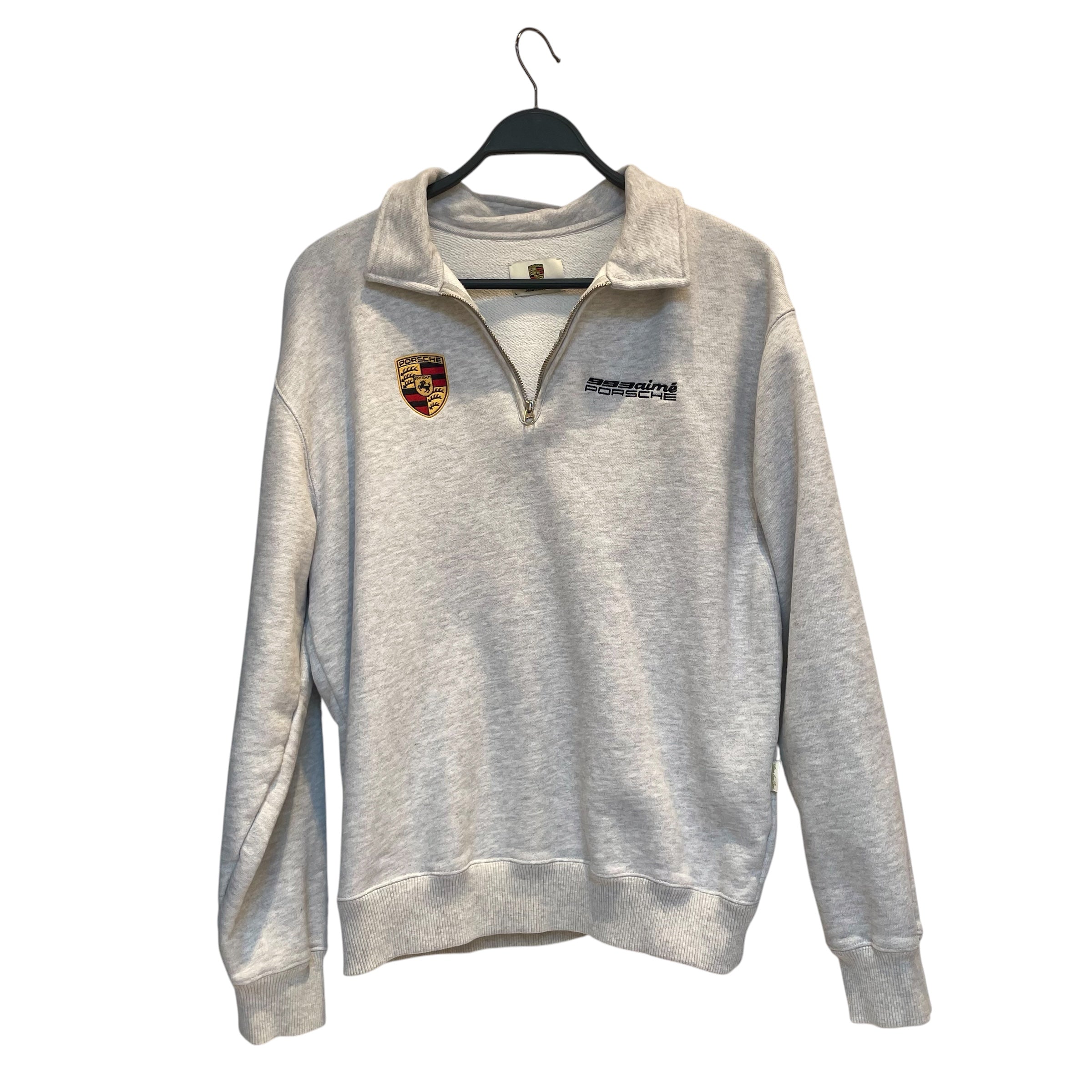 AIME LEON DORE/Sweater/L/Cotton/SLV/quarter zip/porshe view 1