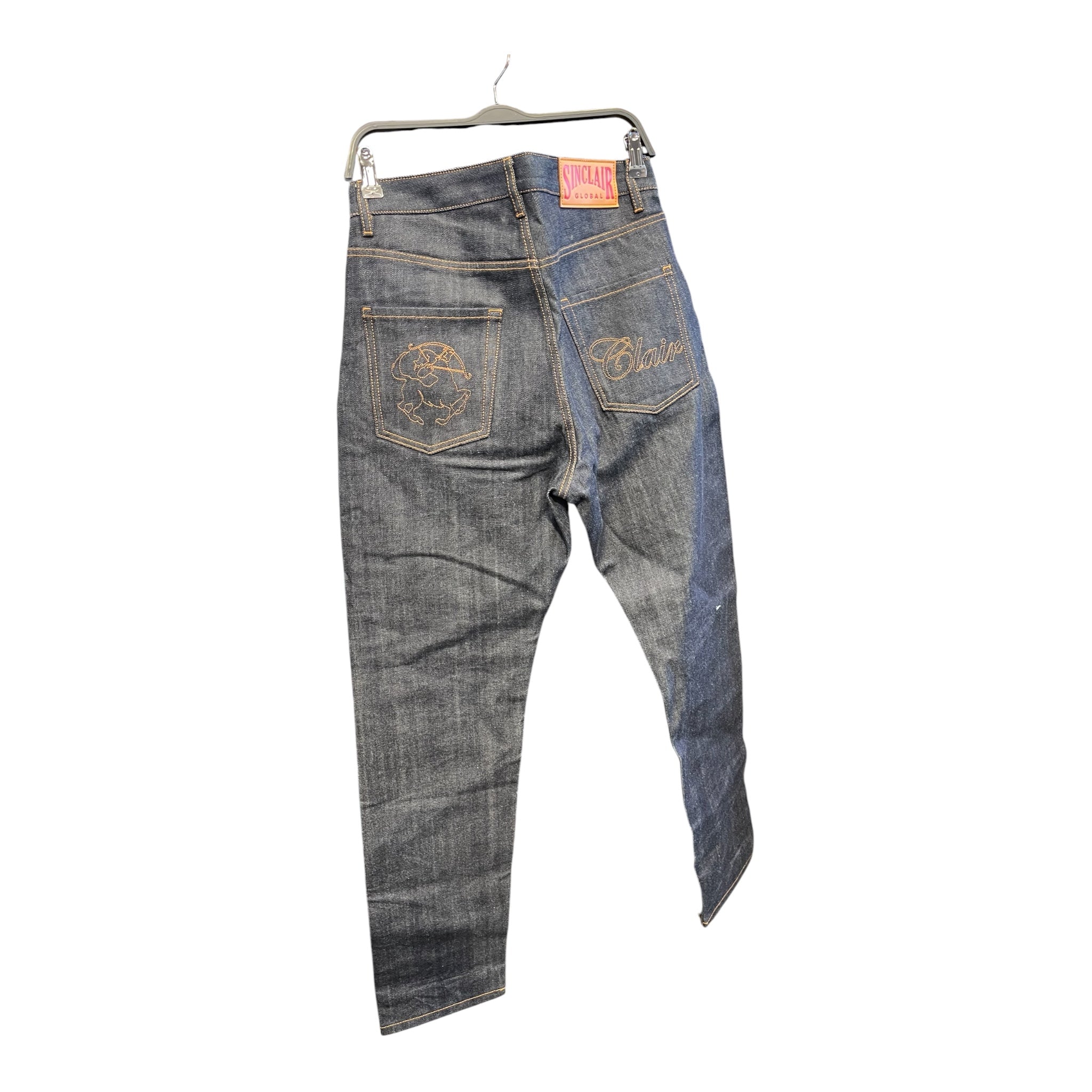 SINCLAIR GLOBAL/Pants/30/Cotton/BLU/selvedge pckt logo embroidery view 2