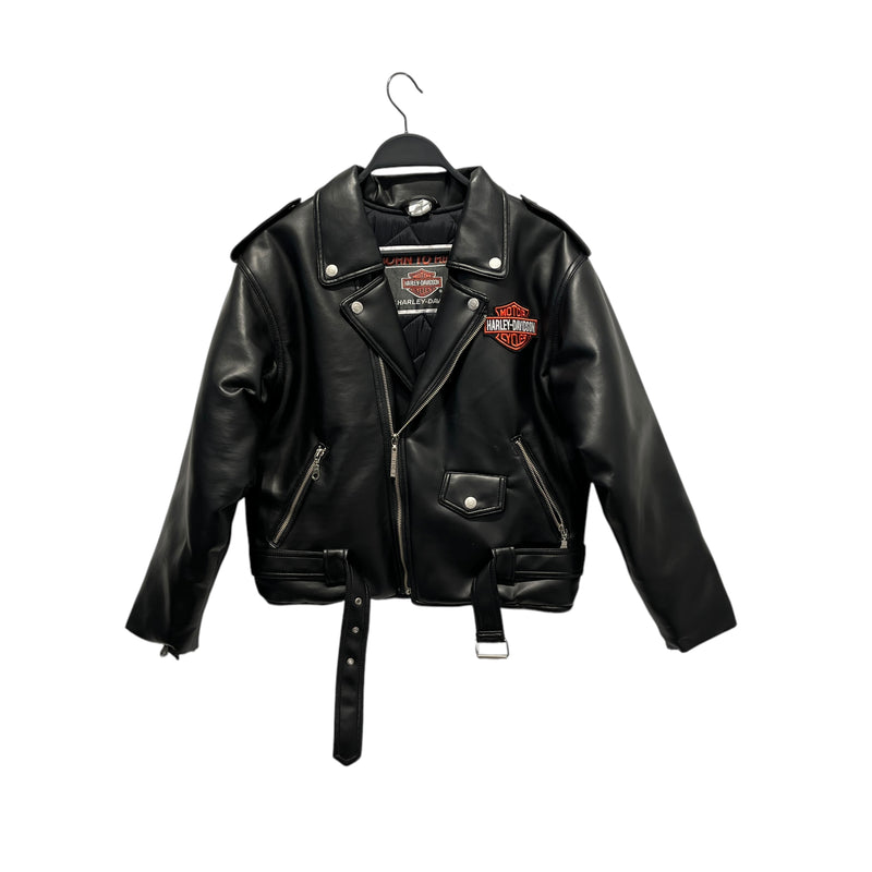 HARLEY DAVIDSON/Leather Jkt/S/BLK/