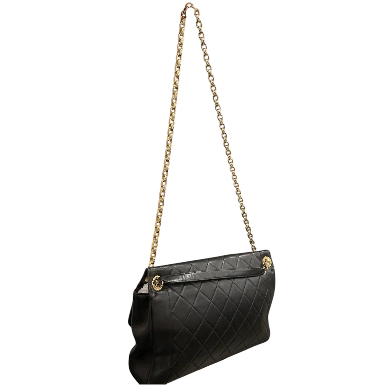 CHANEL/Cross Body Bag/Leather/BLK/Chanel Chic With Me view 2