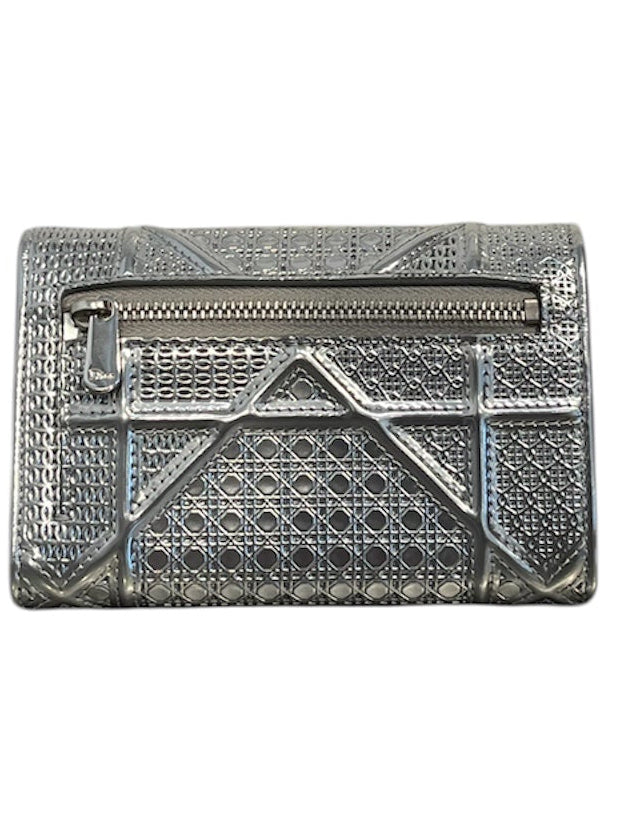 Christian Dior/Trifold Wallet/Leather/SLV/DIORAMA view 2
