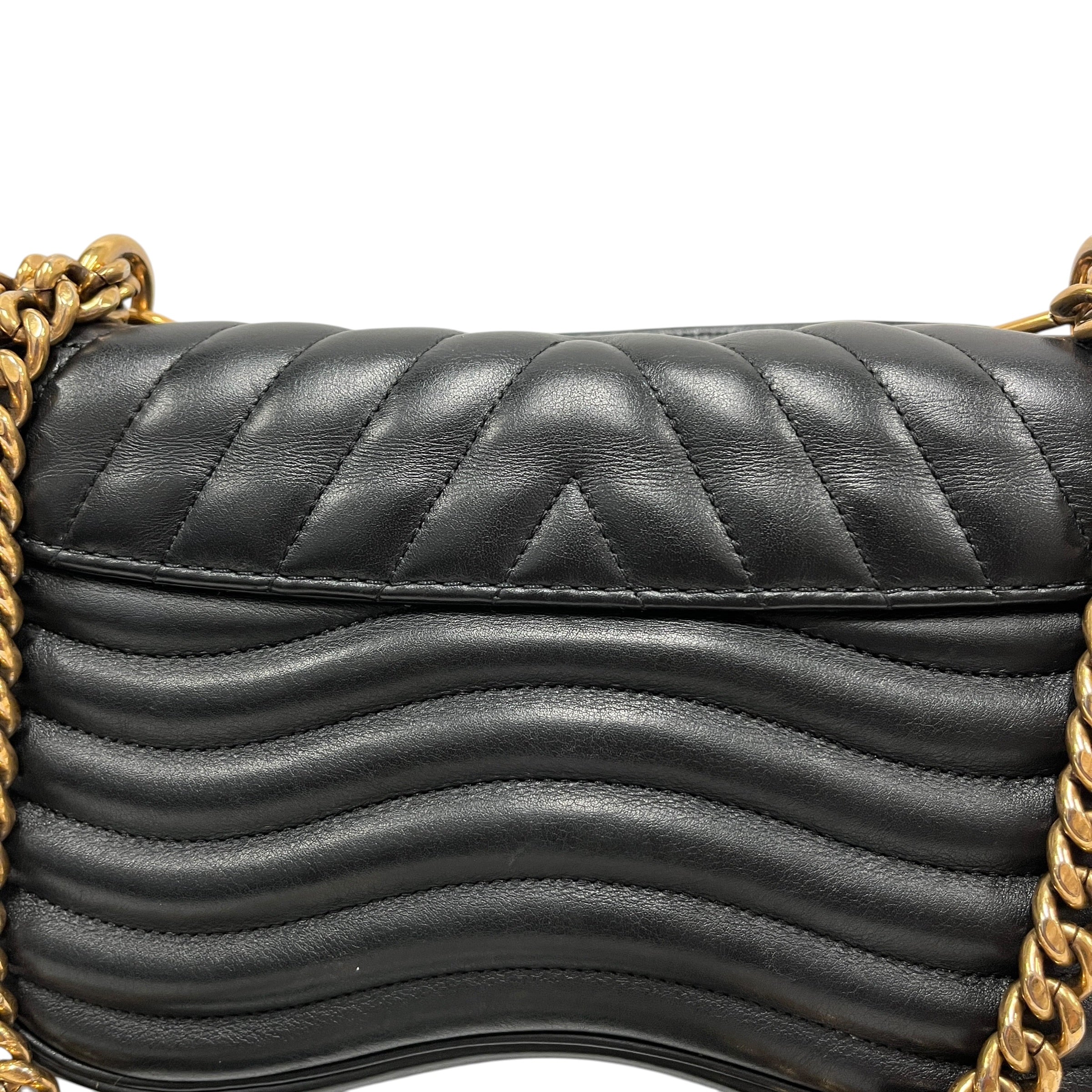 LOUIS VUITTON/Cross Body Bag/Leather/BLK/NEW WAVE CHAIN RAINBOW MONO view 7