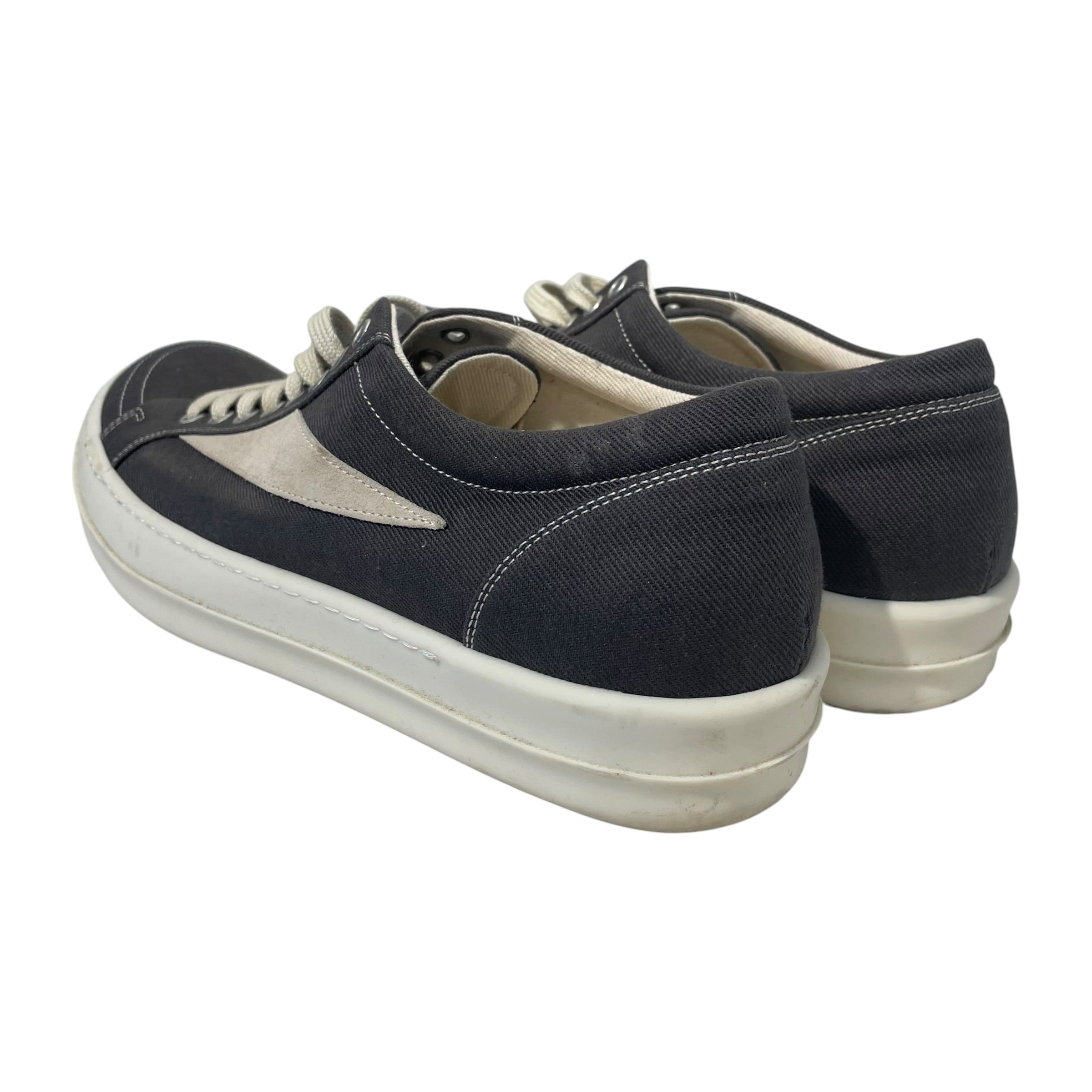 Rick Owens/Low-Sneakers/EU 45/Cotton/GRY/ view 2