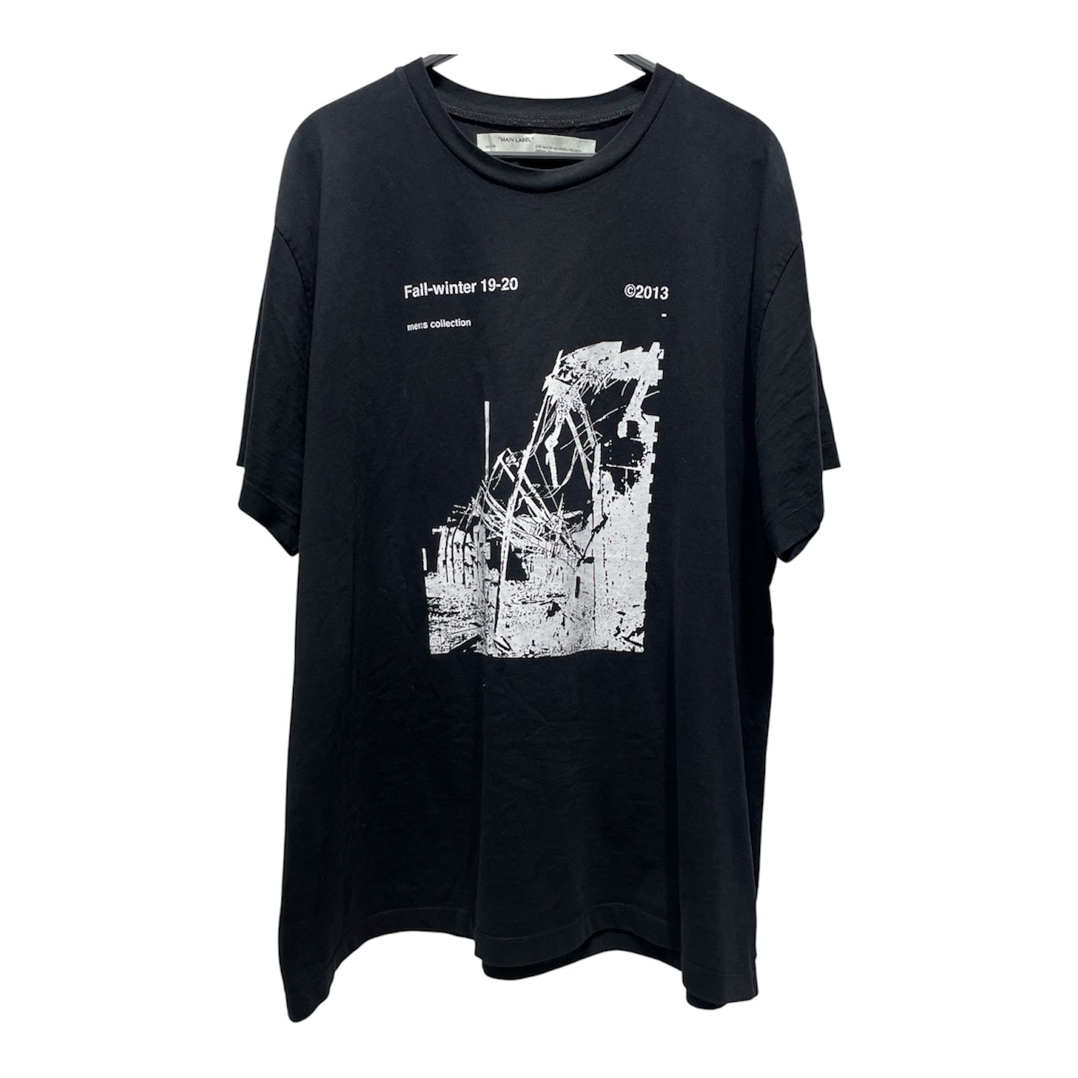 OFF-WHITE/T-Shirt/M/Cotton/BLK/ view 1