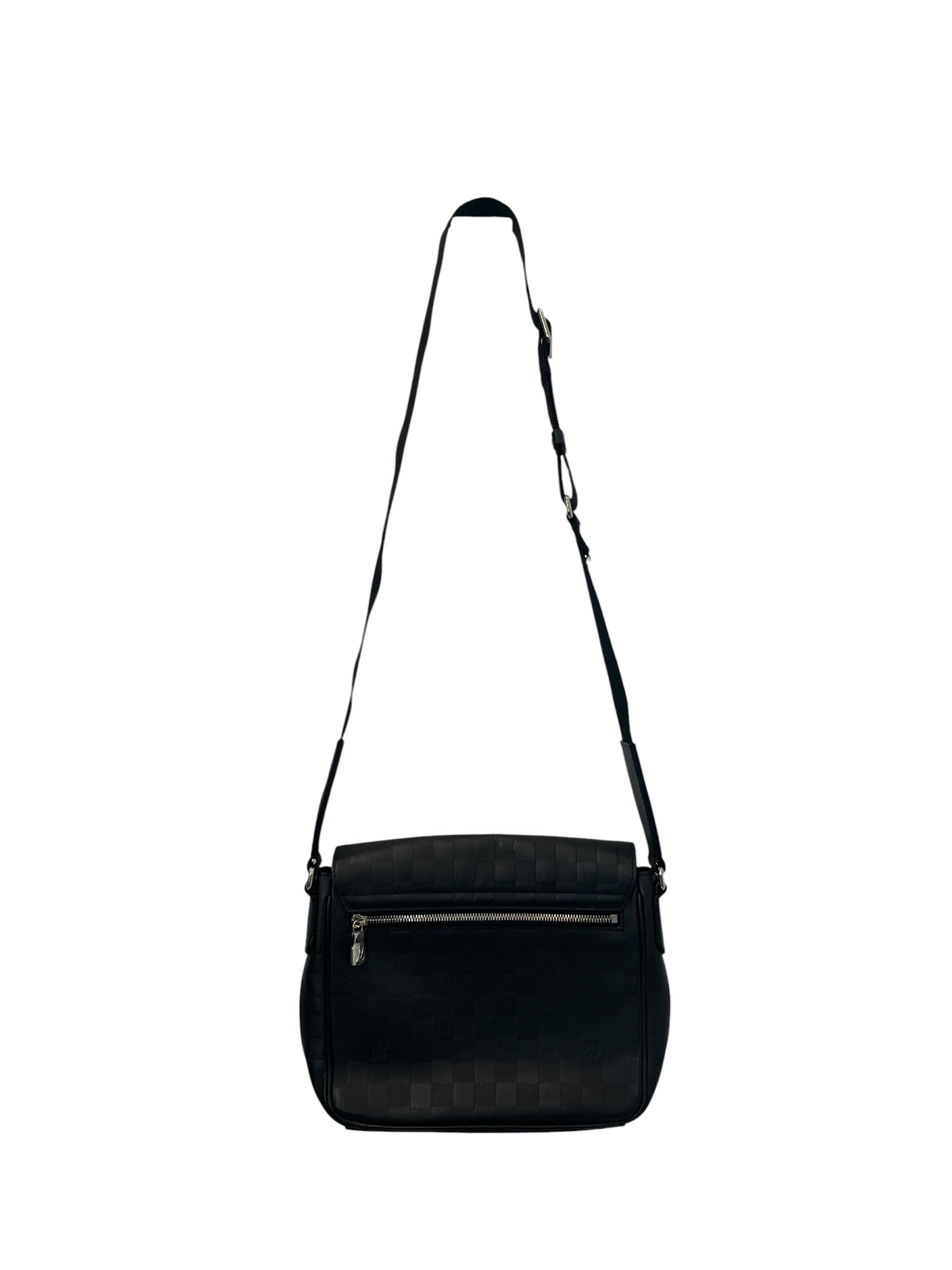 LOUIS VUITTON/Bag/Leather/BLK/MESSENGER BAG view 2