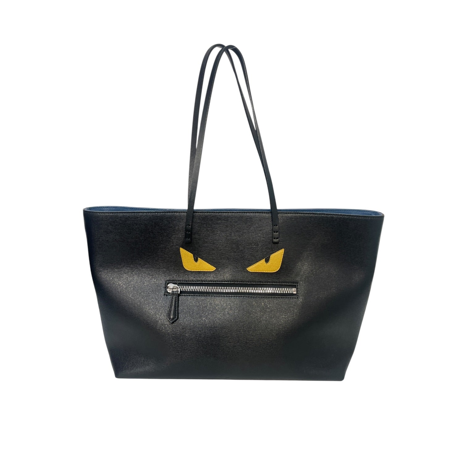 FENDI/Tote Bag/Leather/BLK/monster roll tote view 1