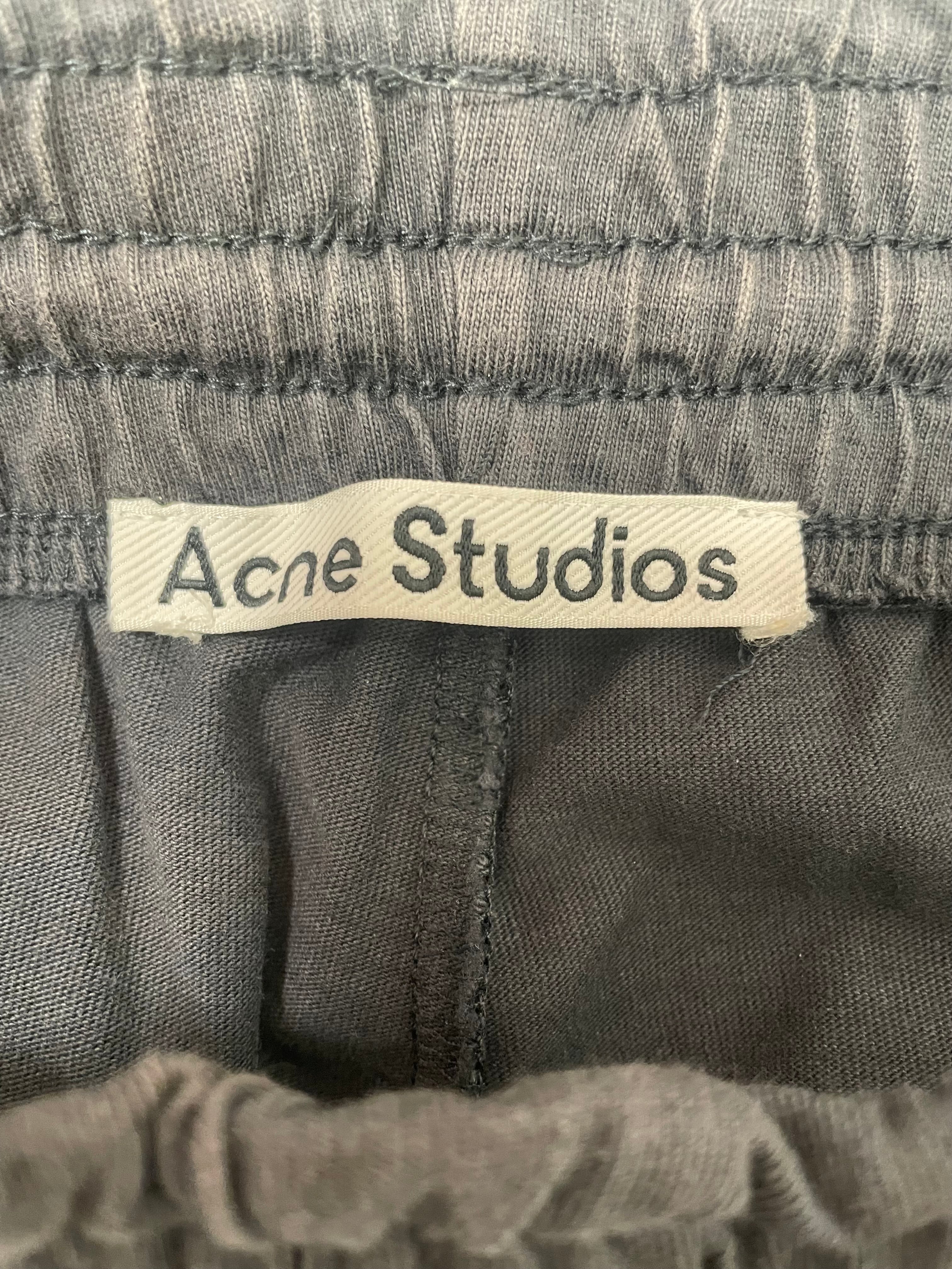 Acne Studios/Pants/XS/Cotton/GRY/High-waisted/FN-MN-TOU000602 SWEATPANTS view 3