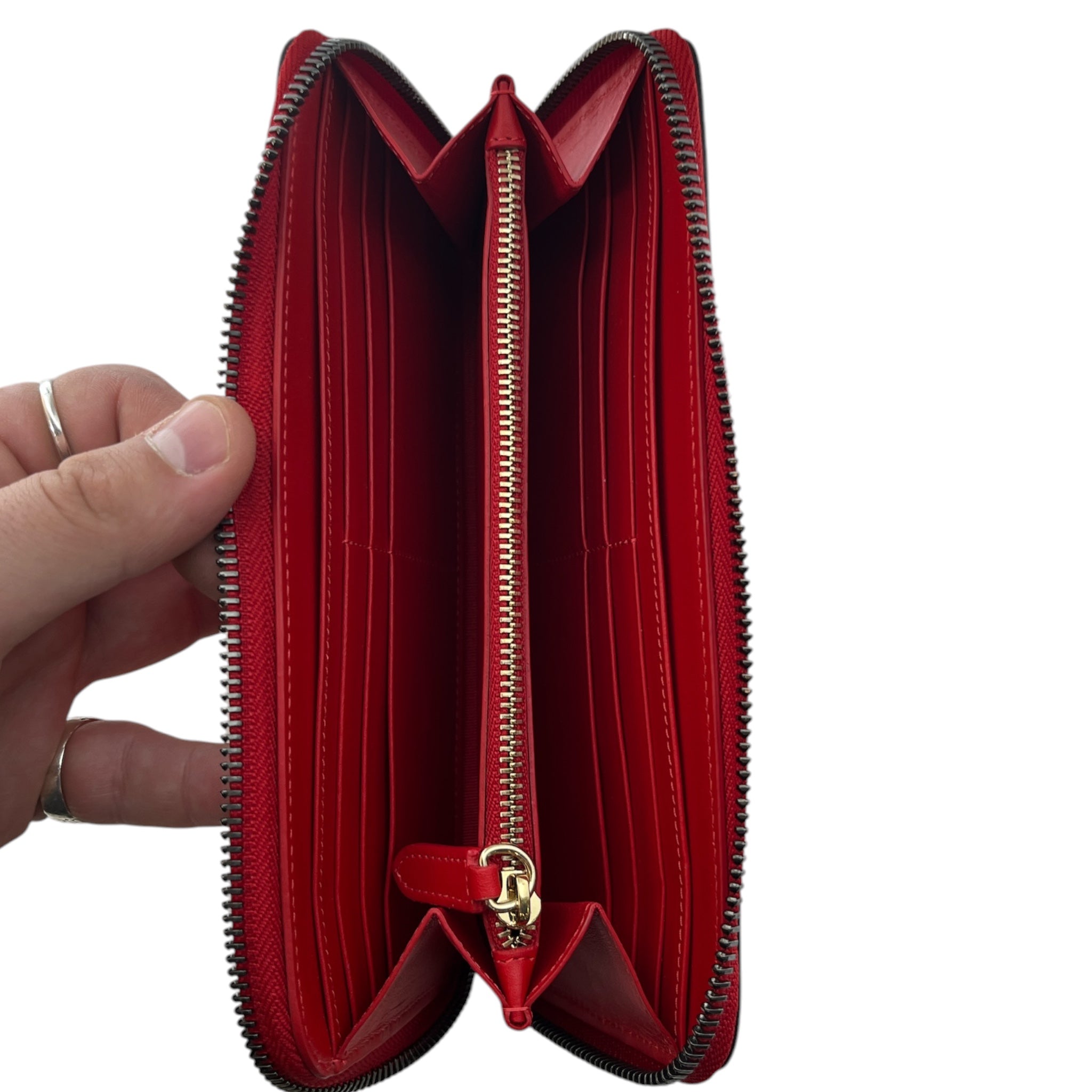 Christian Louboutin/Long Wallet/Leather/RED/L's/ view 3