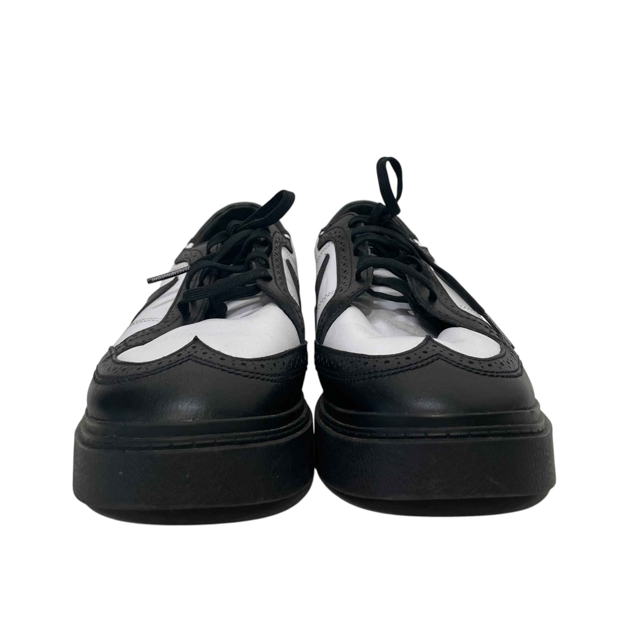 NIKE/Low-Sneakers/US 12/Leather/BLK/LOAFER view 4