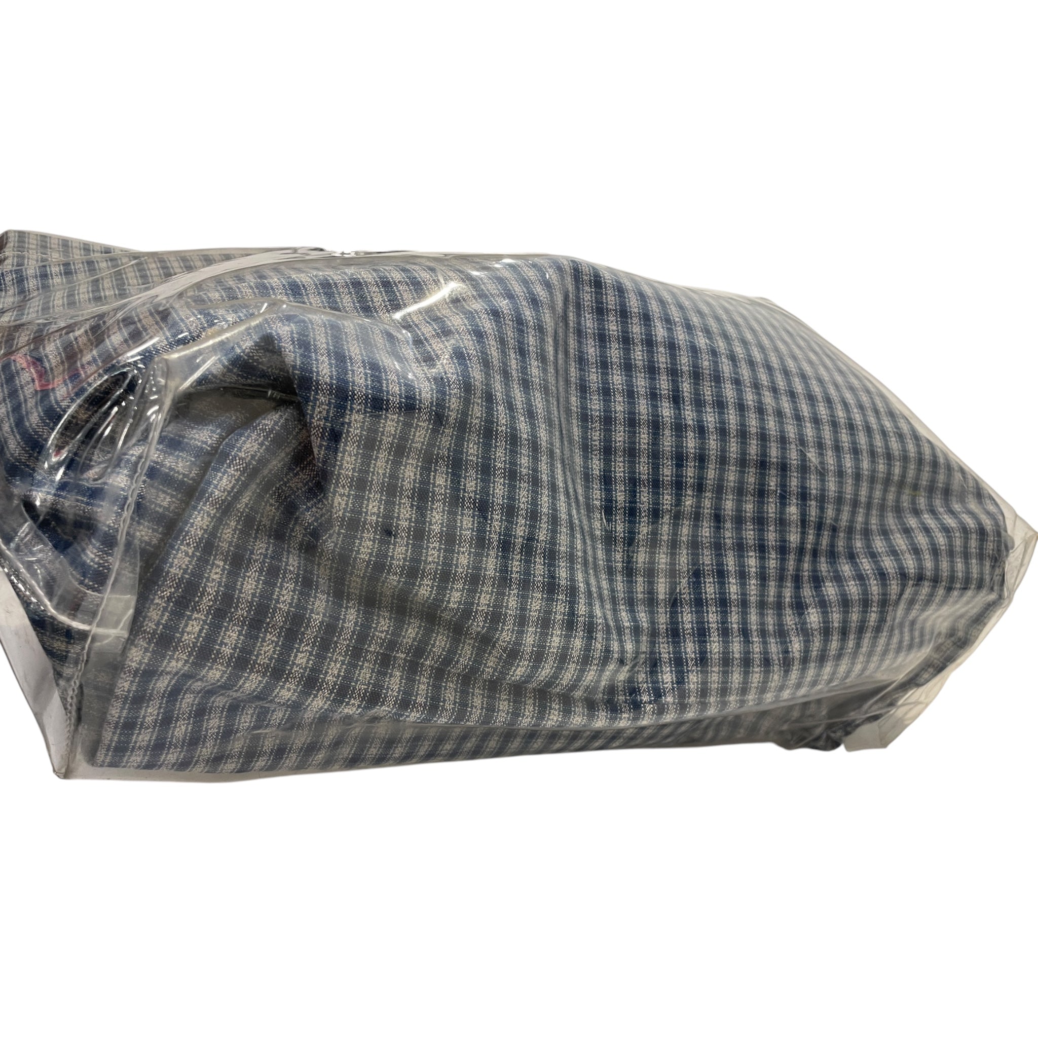 ART COMMUNITY/Tote Bag/Gingham Check/MLT/CLEAR VINYL BLUE GINGHAM TOTE view 3