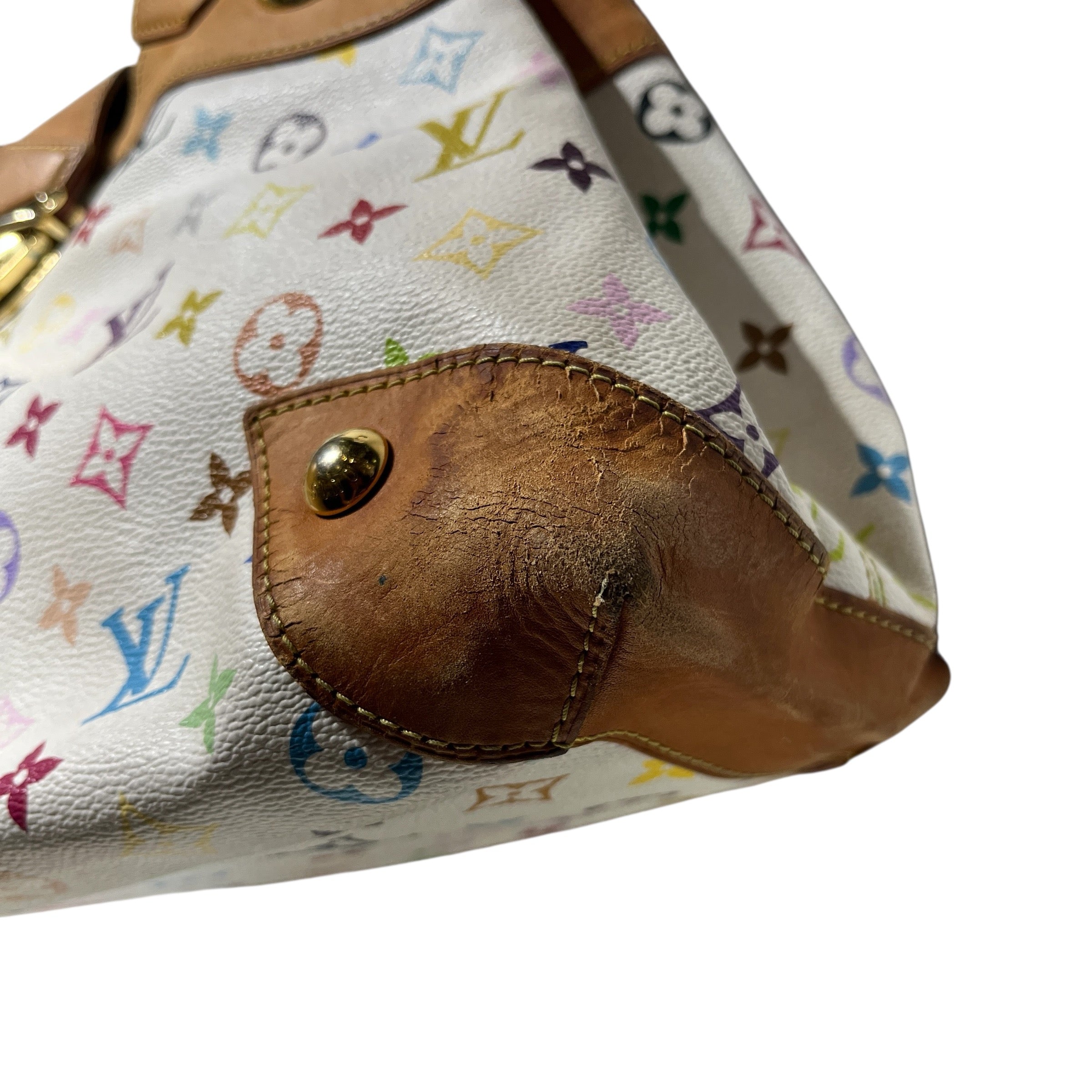 LOUIS VUITTON/Hand Bag/Monogram/Leather/WHT/URSULA GM view 7