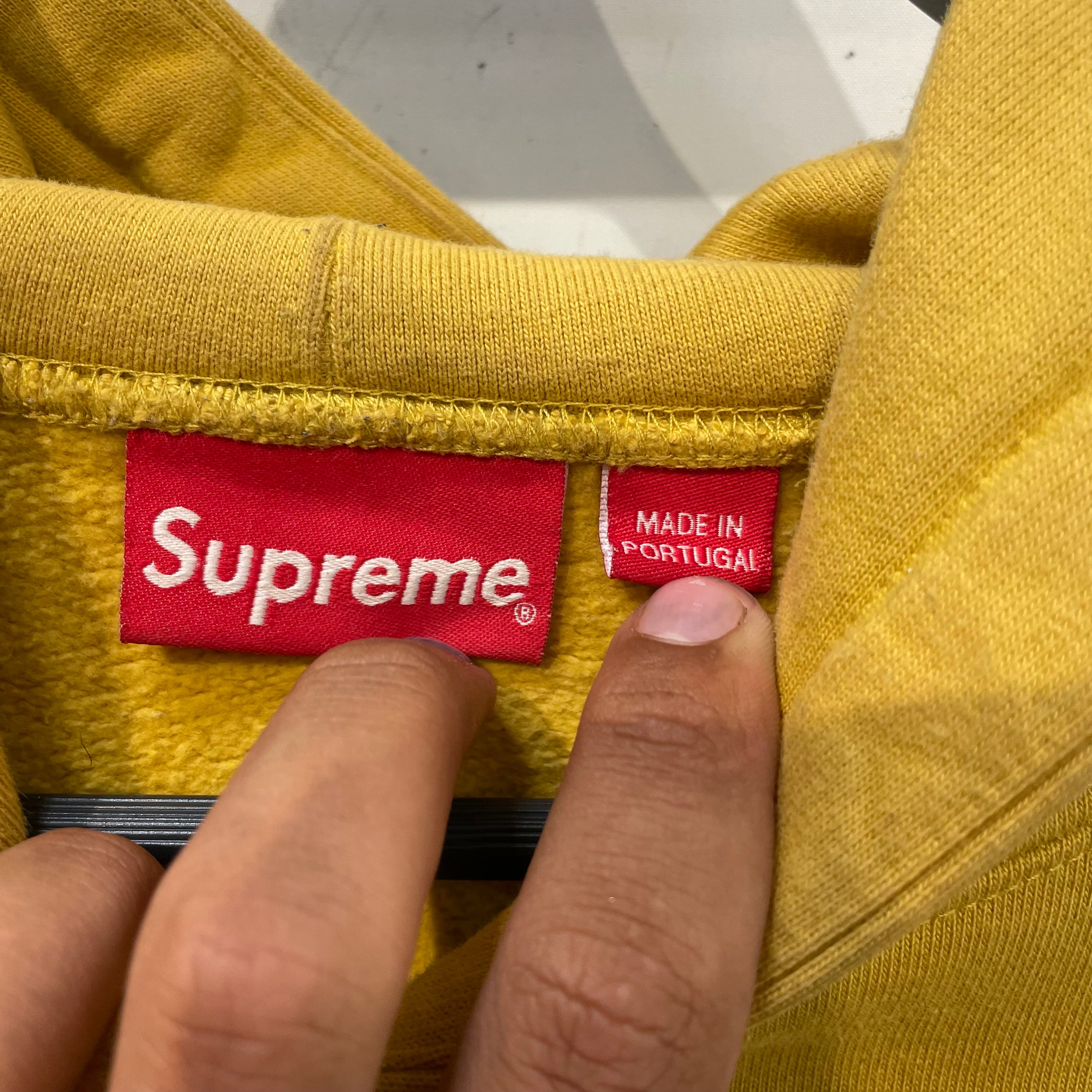 Supreme/Hoodie/M/Graphic/Cotton/YEL/picasso chainstitch view 6