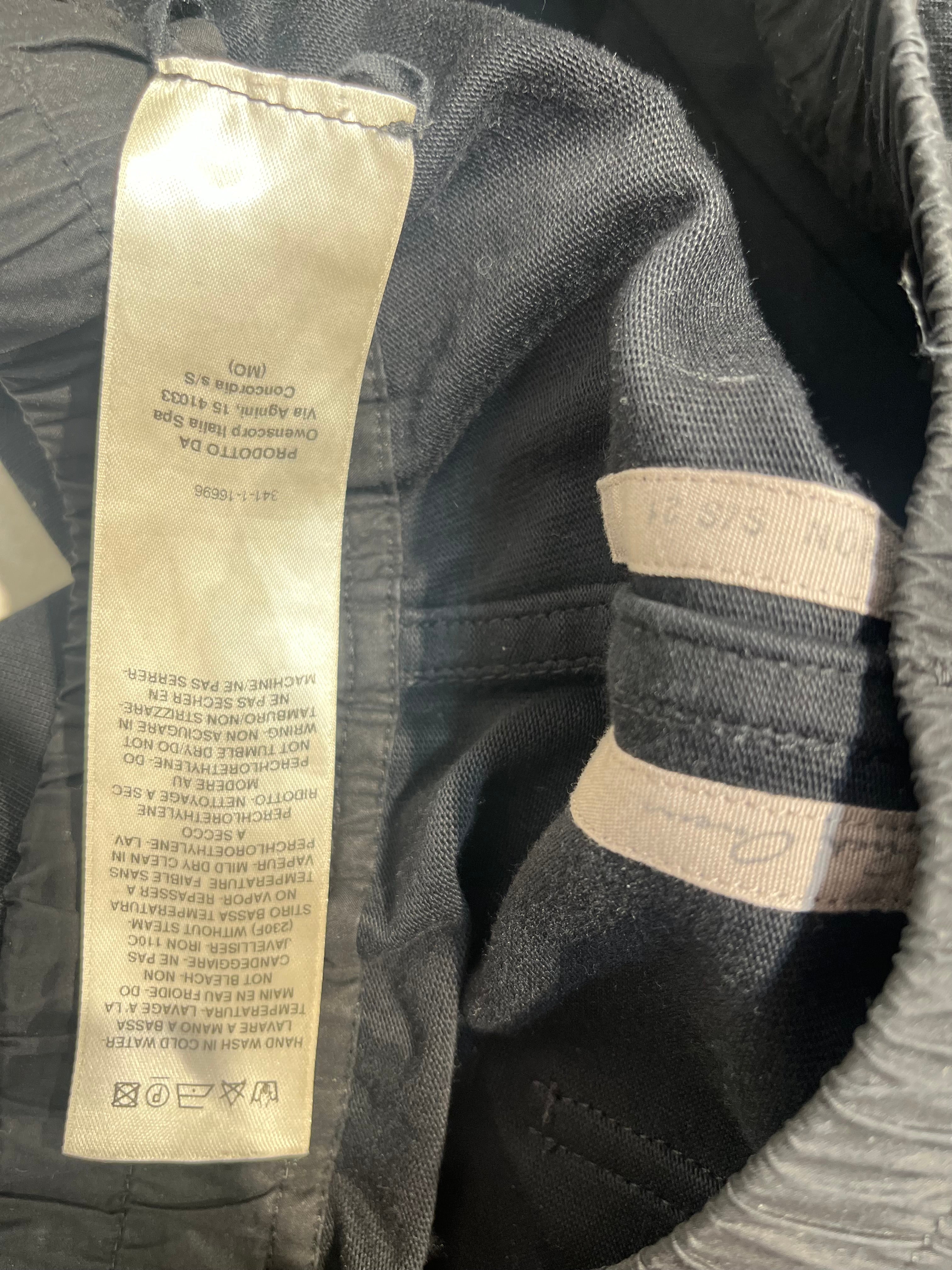Rick Owens/Bottoms/46/Cotton/BLK/CARGO SWEATS view 4