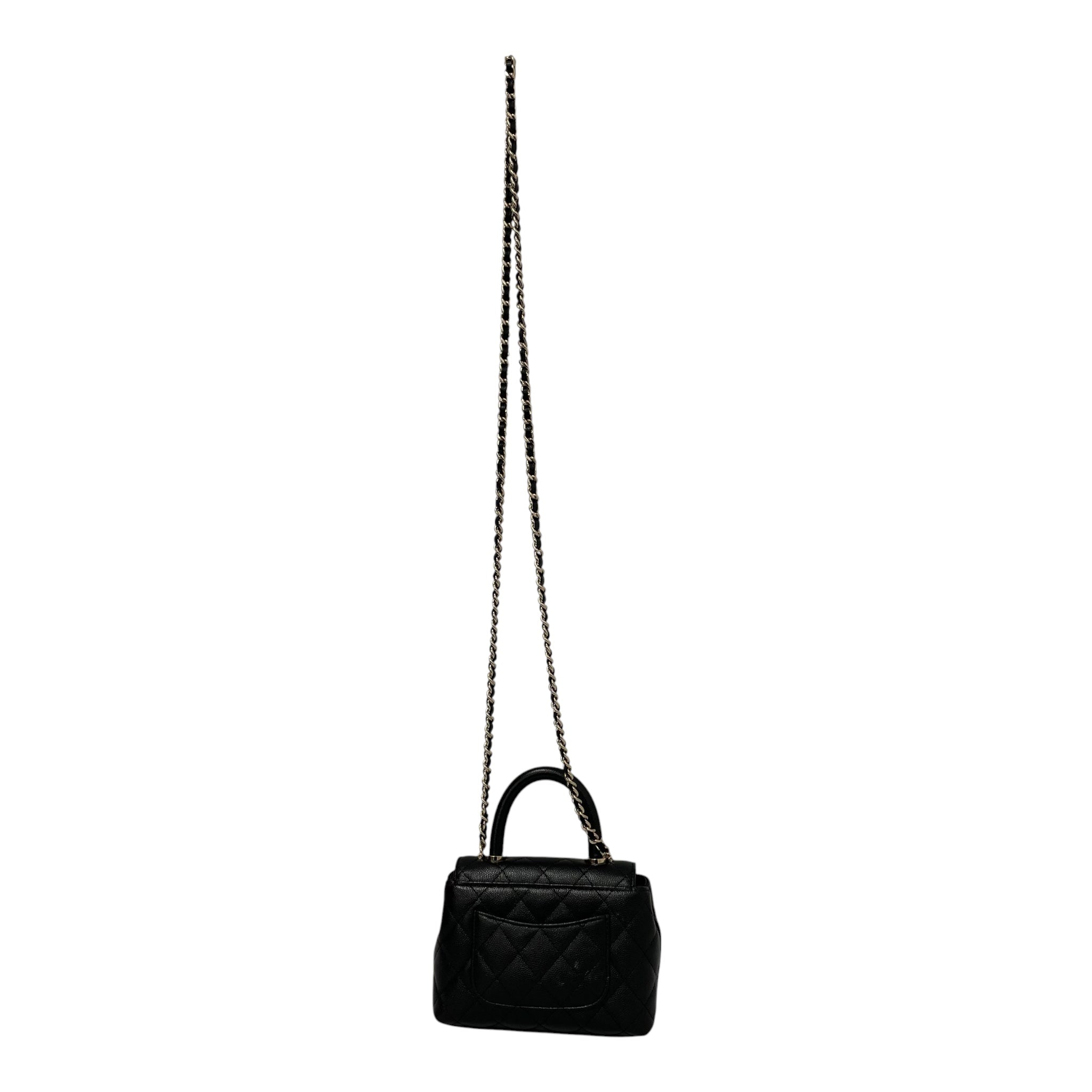 CHANEL/Cross Body Bag/Leatherl/BLK/N0E131A1 view 2