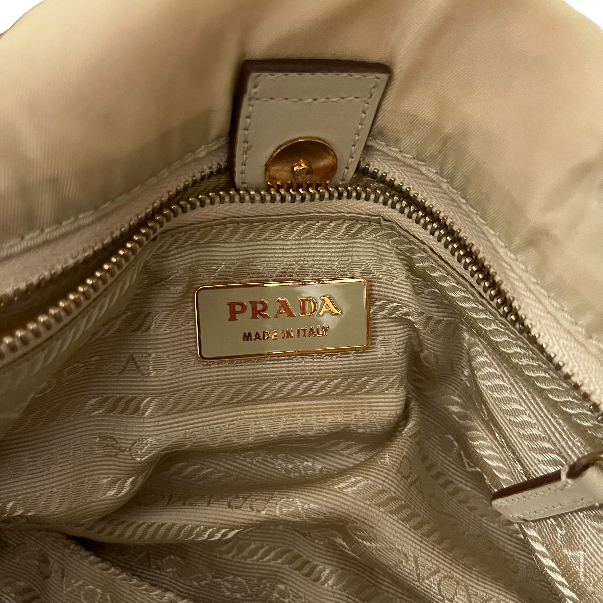 PRADA/Hand Bag/Nylon/CRM/tessuto nylon view 6