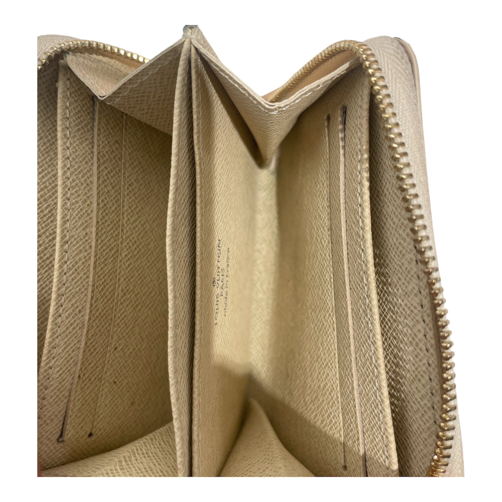 LOUIS VUITTON/Wallet/Leather/WHT/SN 3194 view 3