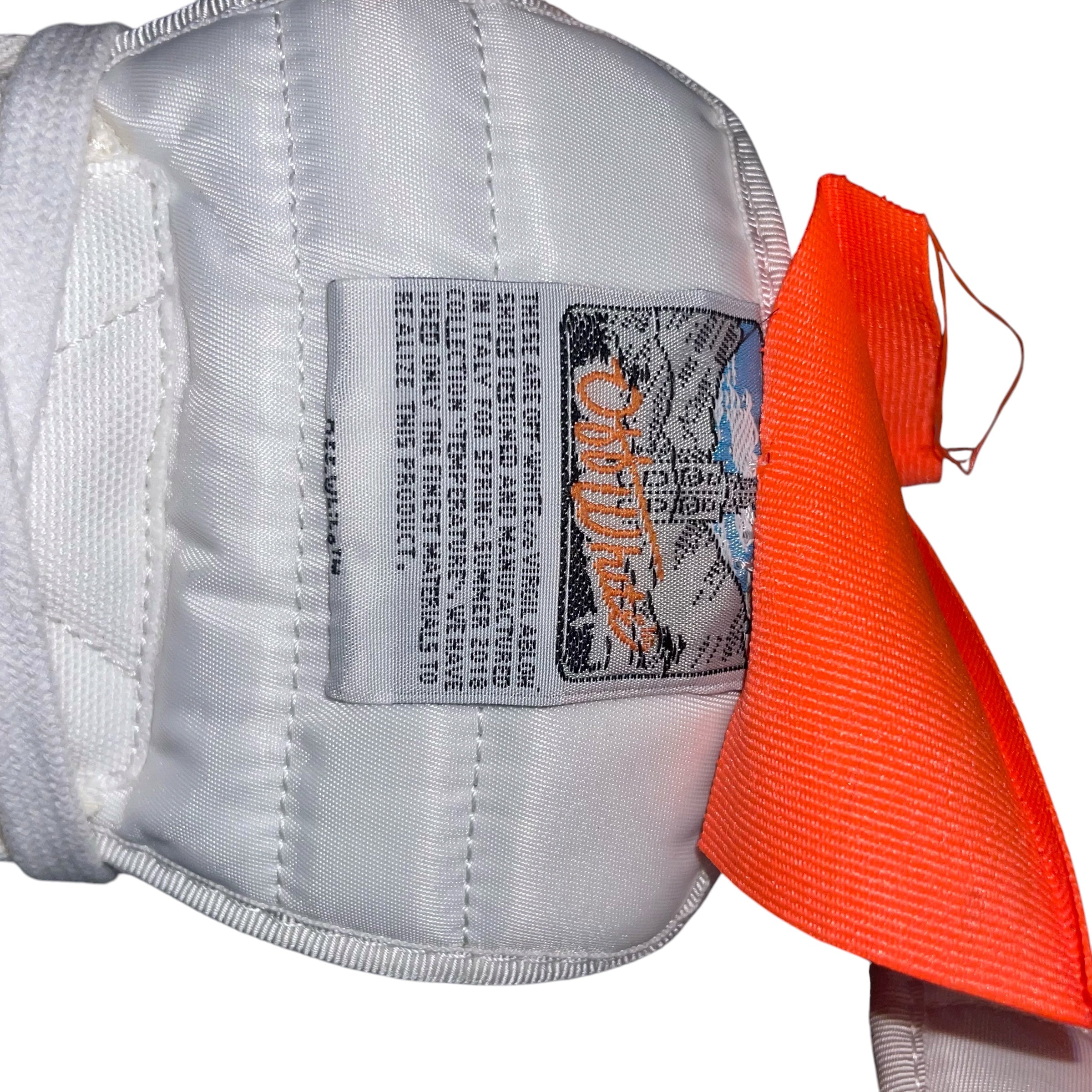 OFF-WHITE/Hi-Sneakers/EU 38/Nylon/WHT/ORANGE TAGS view 5