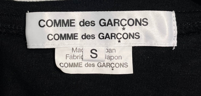 COMME des GARCONS COMME des GARCONS/LS Cut & Sew/S/Black/RE-T010/RE-T010