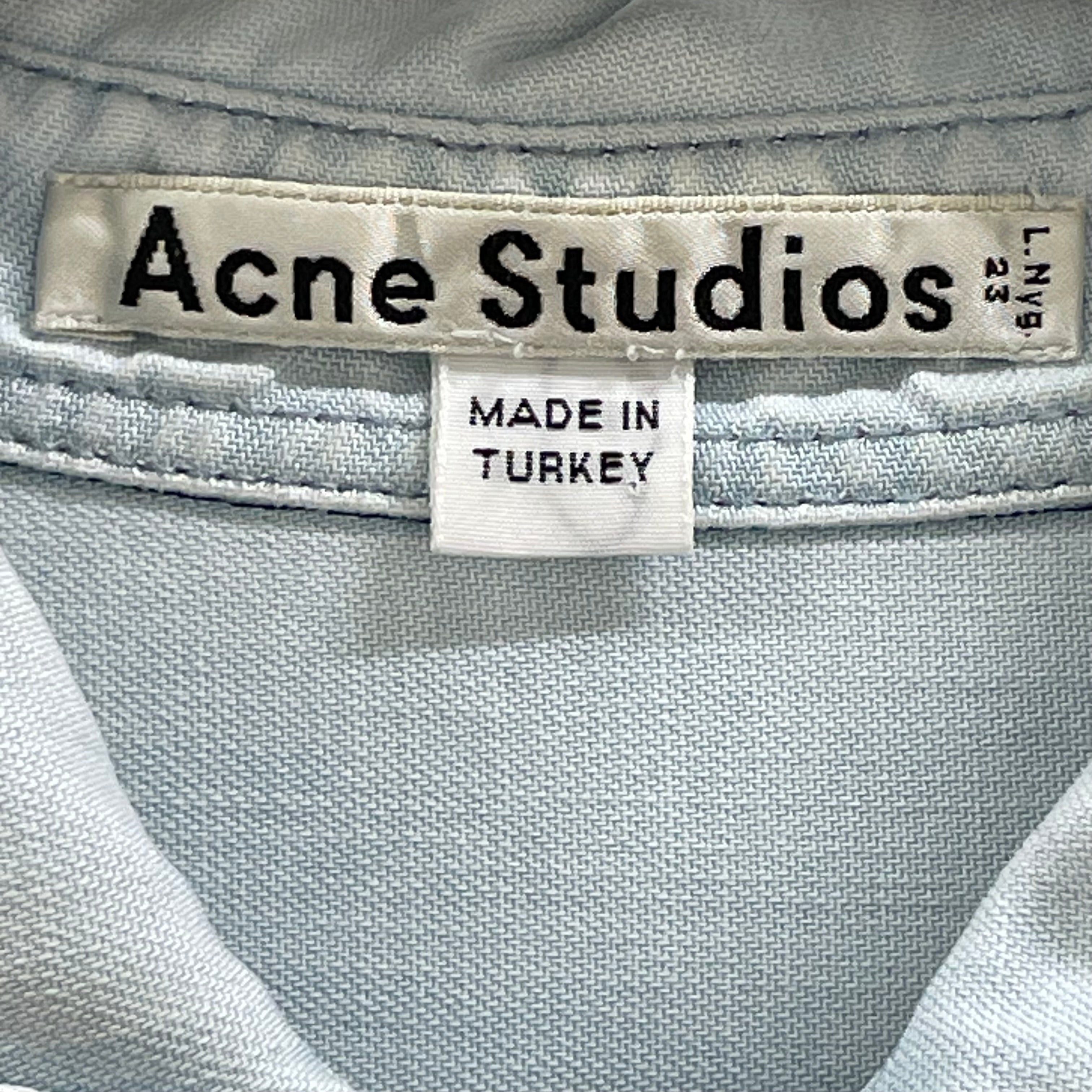 Acne Studios/Shirt/34/BLU/LIGHT BLU/ DENIM BUTTON UP view 4