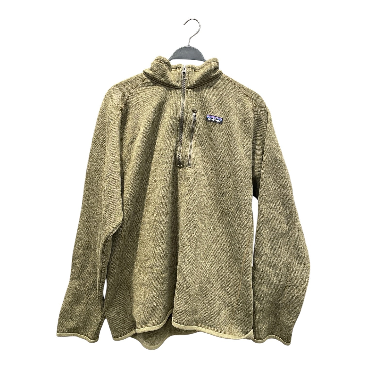 patagonia/Sweatshirt/XL/Cotton/GRN/Quater Zip Green Fleece view 1