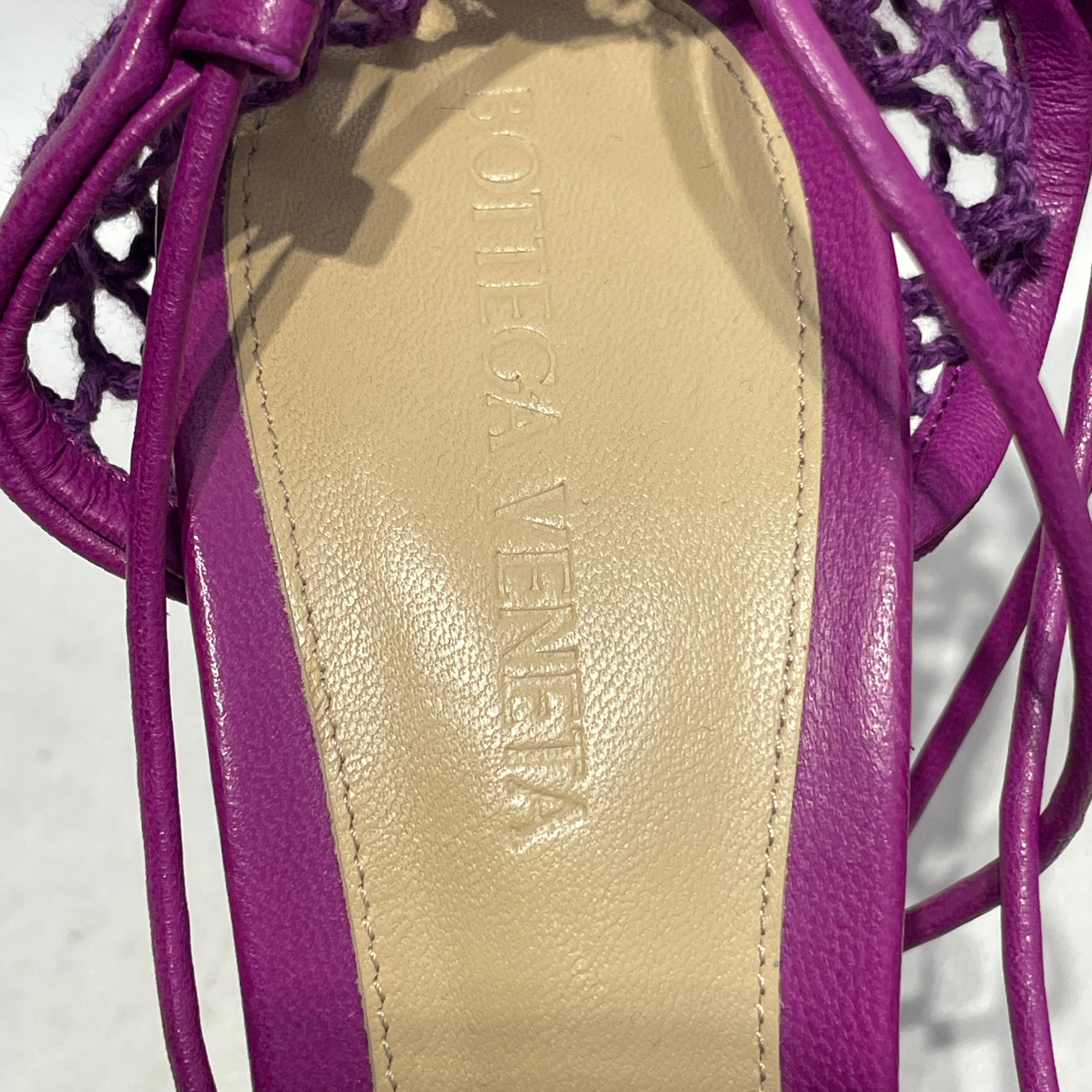 BOTTEGA VENETA/Heels/EU 37/Cotton/PPL/knit view 3