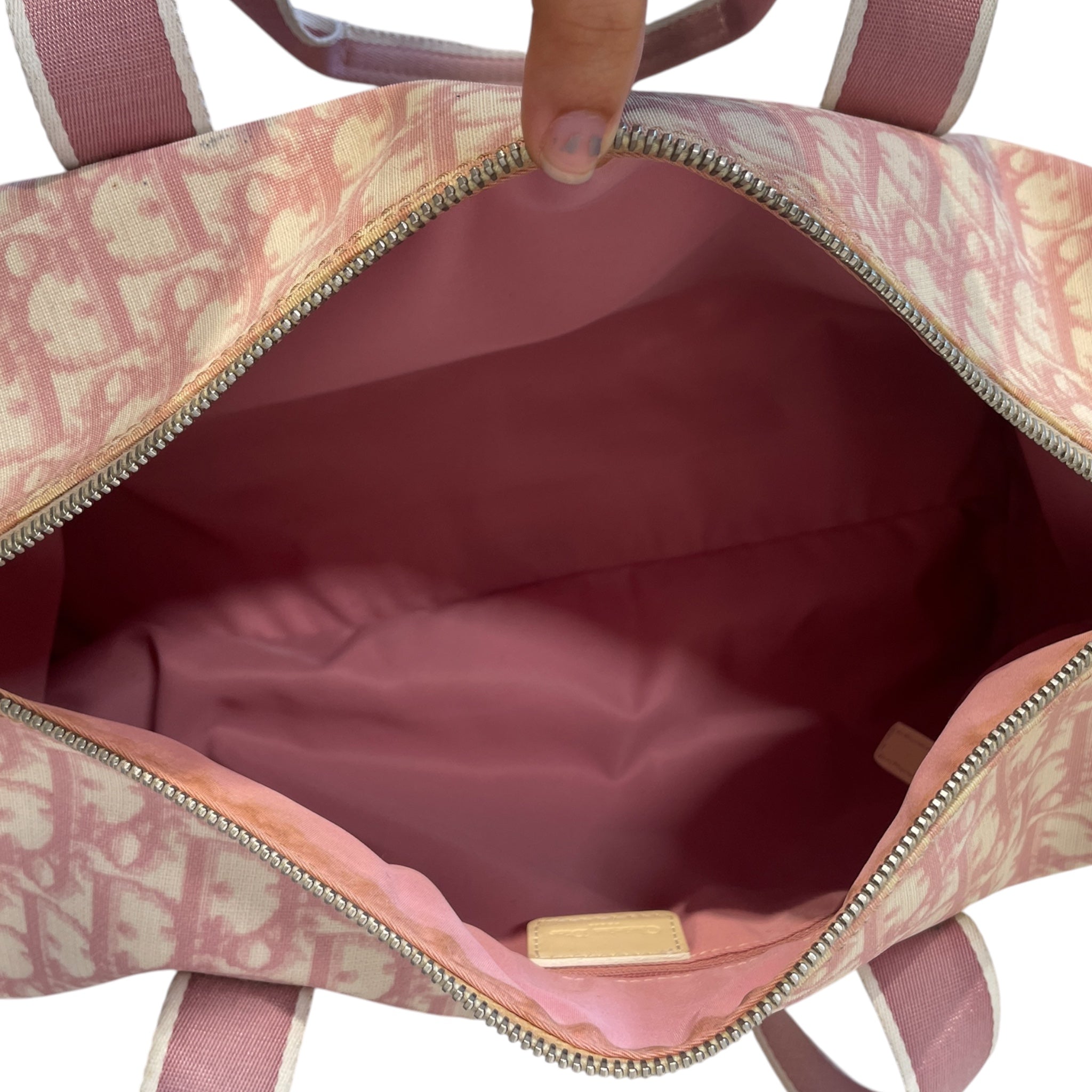 Christian Dior/Bag/Monogram/Cotton/PNK/DIORISSIMO GIRLY BOSTON view 7
