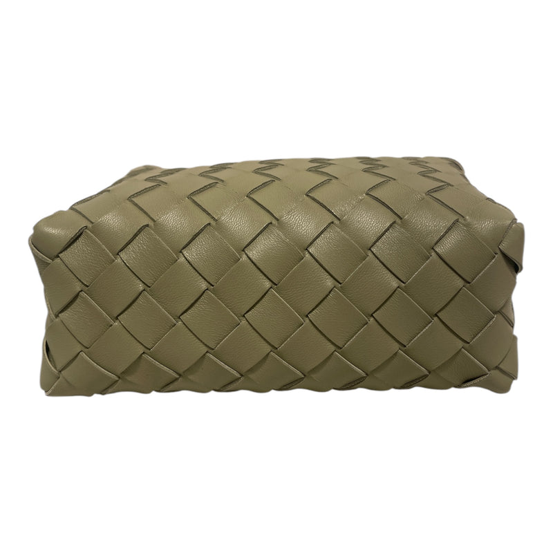 BOTTEGA VENETA/Cross Body Bag/Leather/GRN/Mini Loop