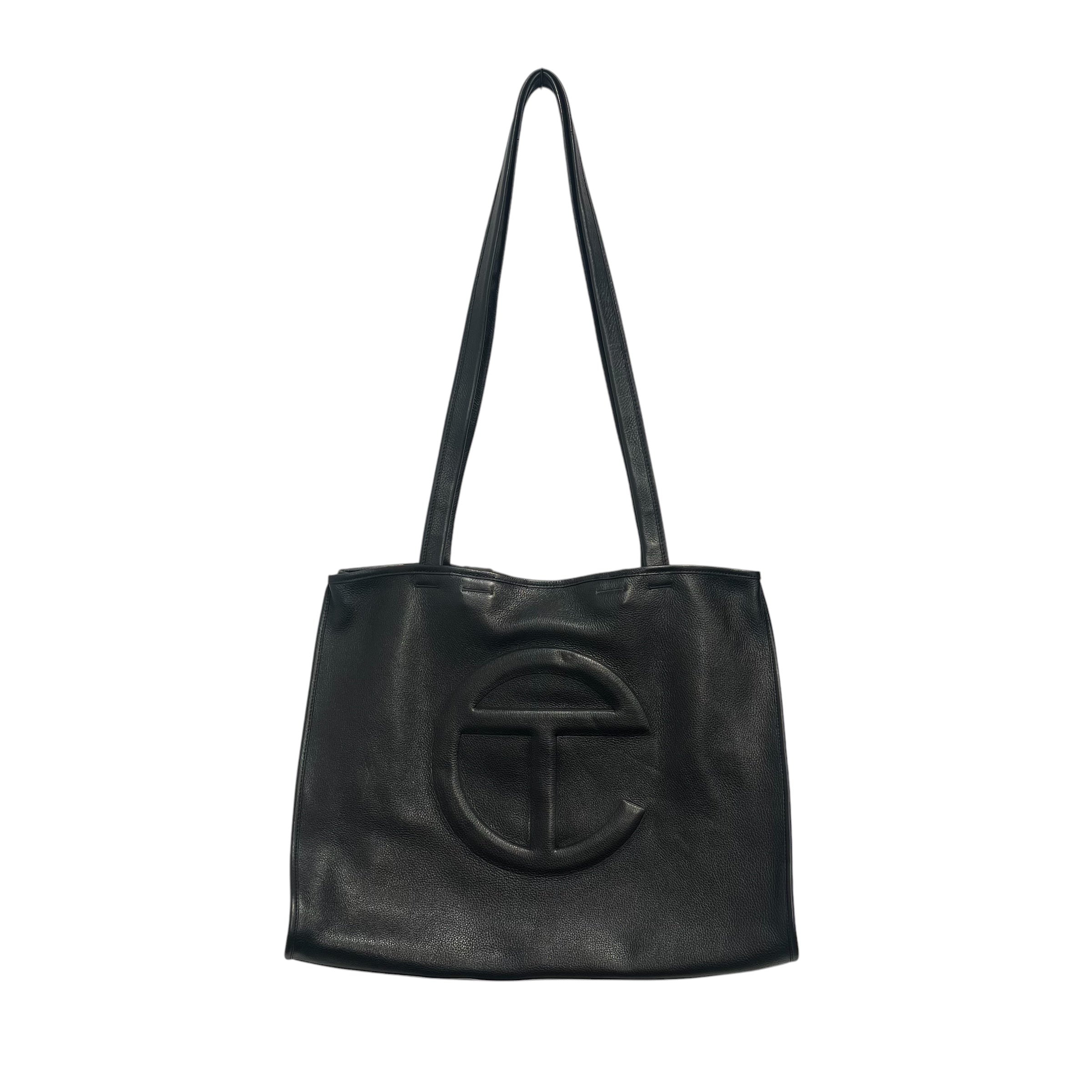 Telfar/Wilsons Leather/Tote Bag/Leather/BLK/PEBBLE LTHR LARGE TOTE-W/TAGS view 5