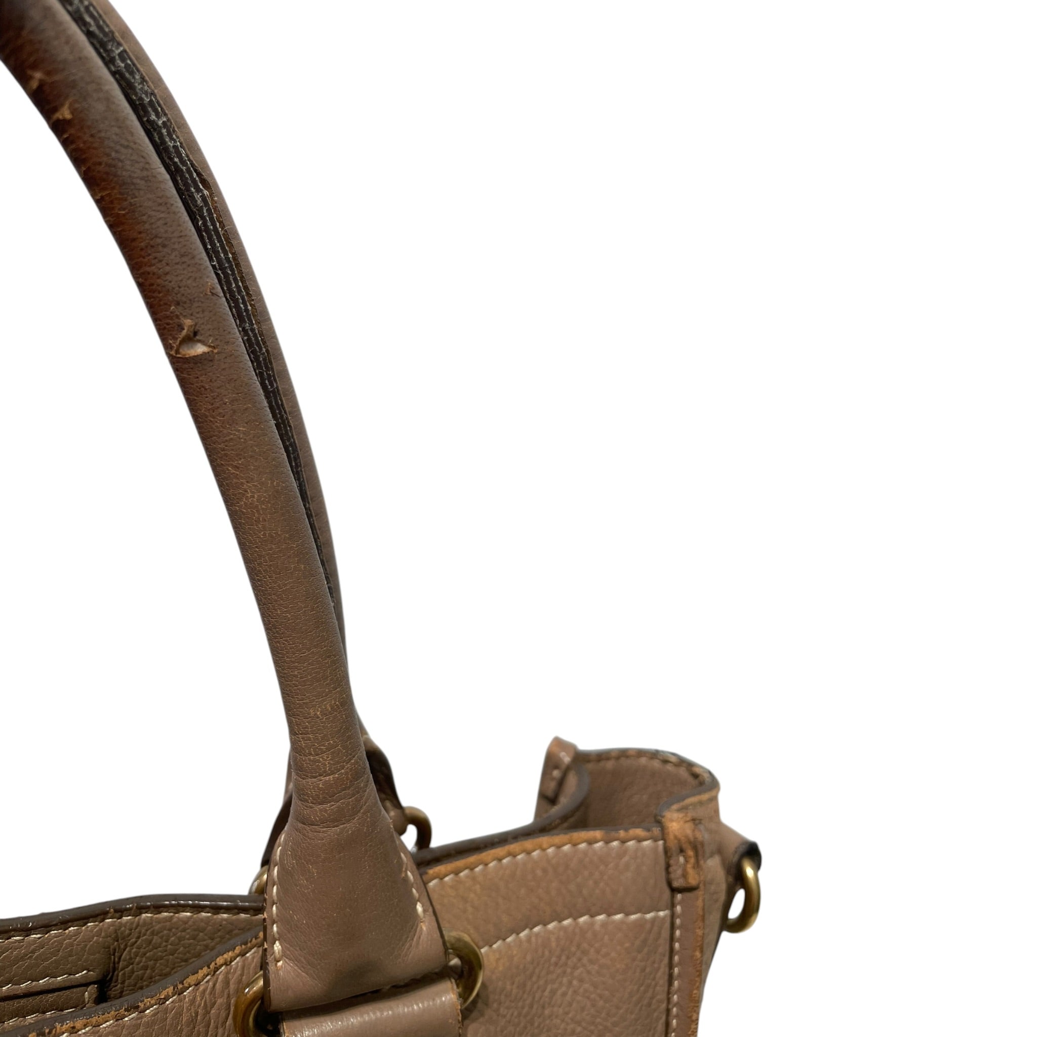 PRADA/Cross Body Bag/Leather/BRW/cross bag view 6