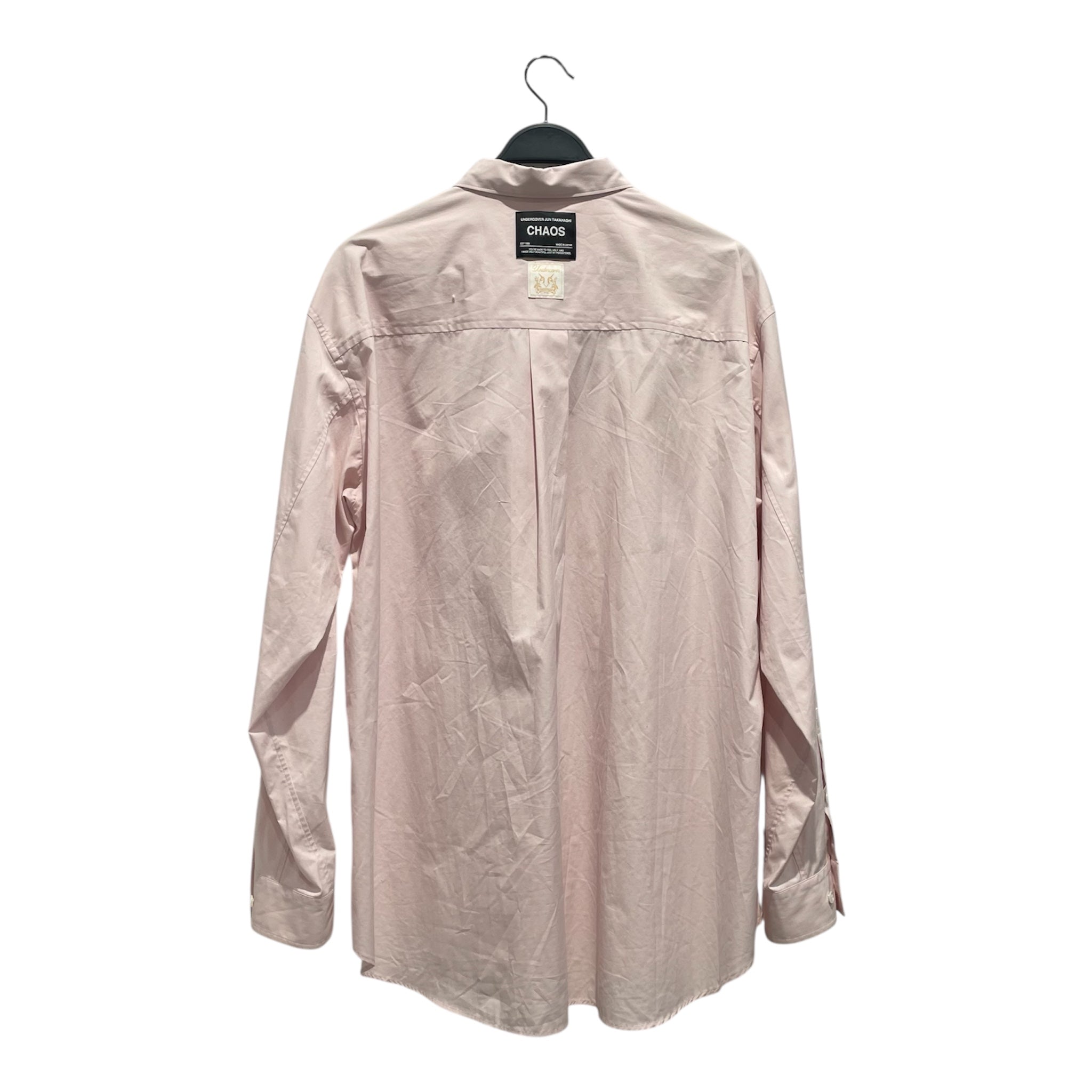 UNDERCOVER/LS Shirt/4/Cotton/PNK/Patches Button Up view 2