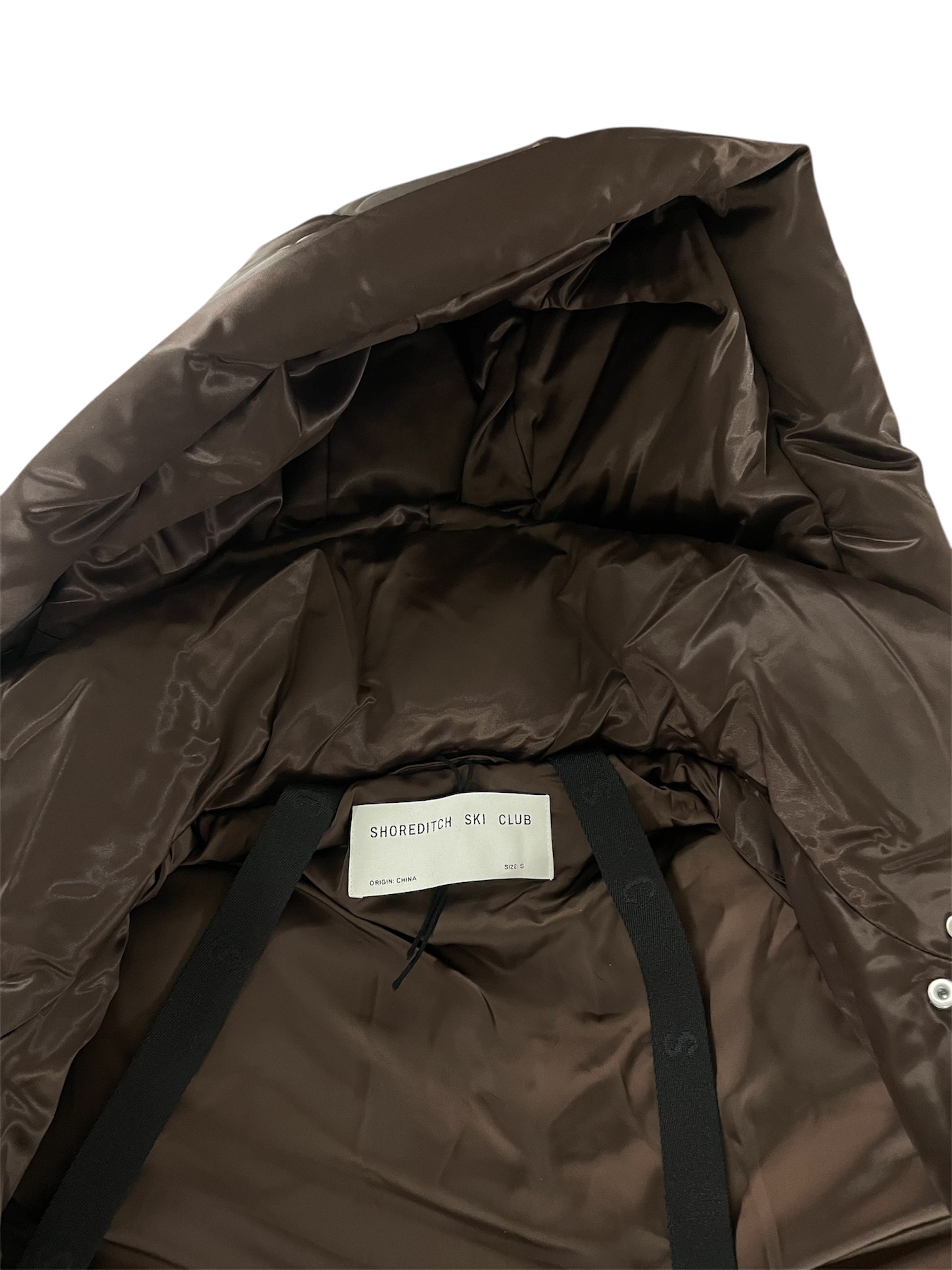 SHOREDITCH SKI LUB/Puffer Coat/S/Nylon/BRW/Double Breasted/RAYA PUFFER view 6