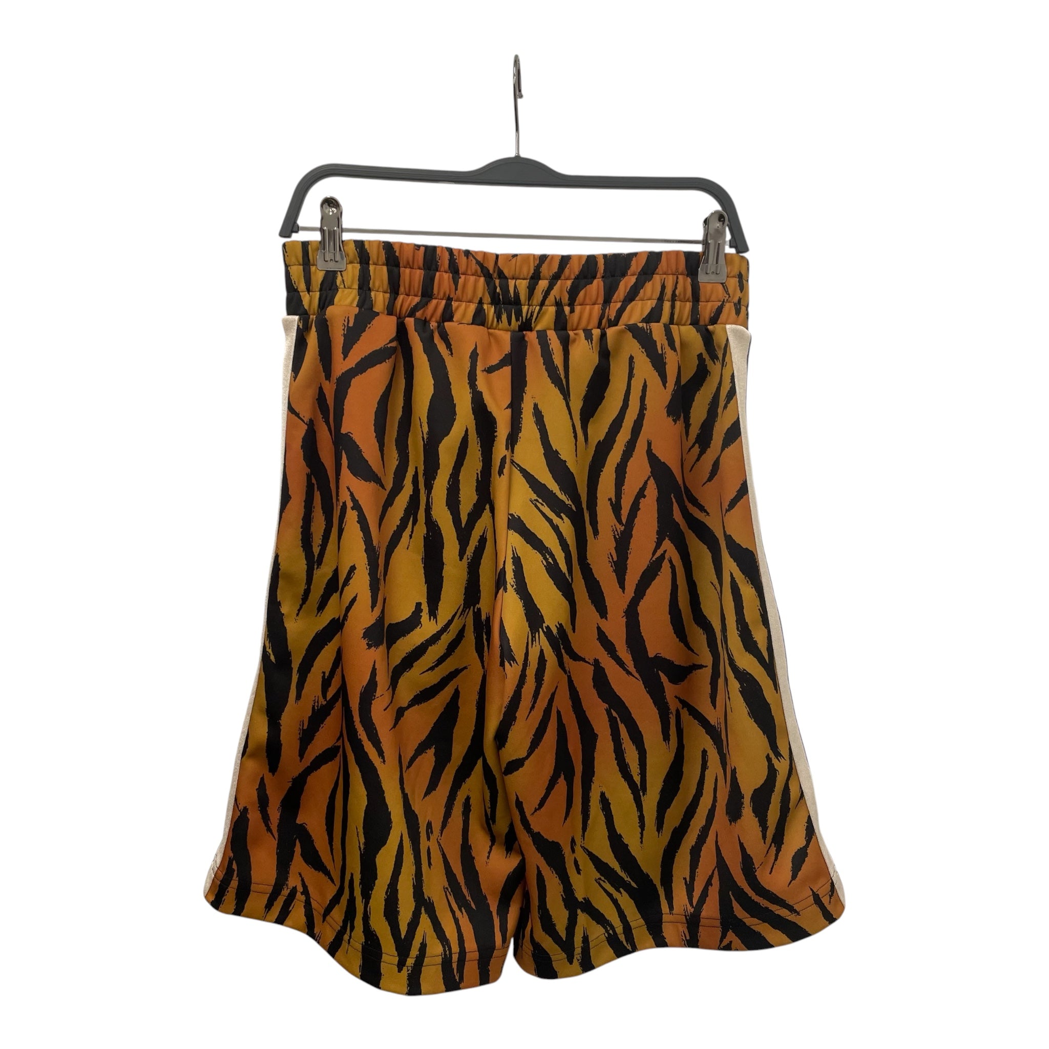 Palm Angels/Shorts/S/Polyester/ORN/Animal Pattern/TIGERPRINTWHITESTRIPE view 2