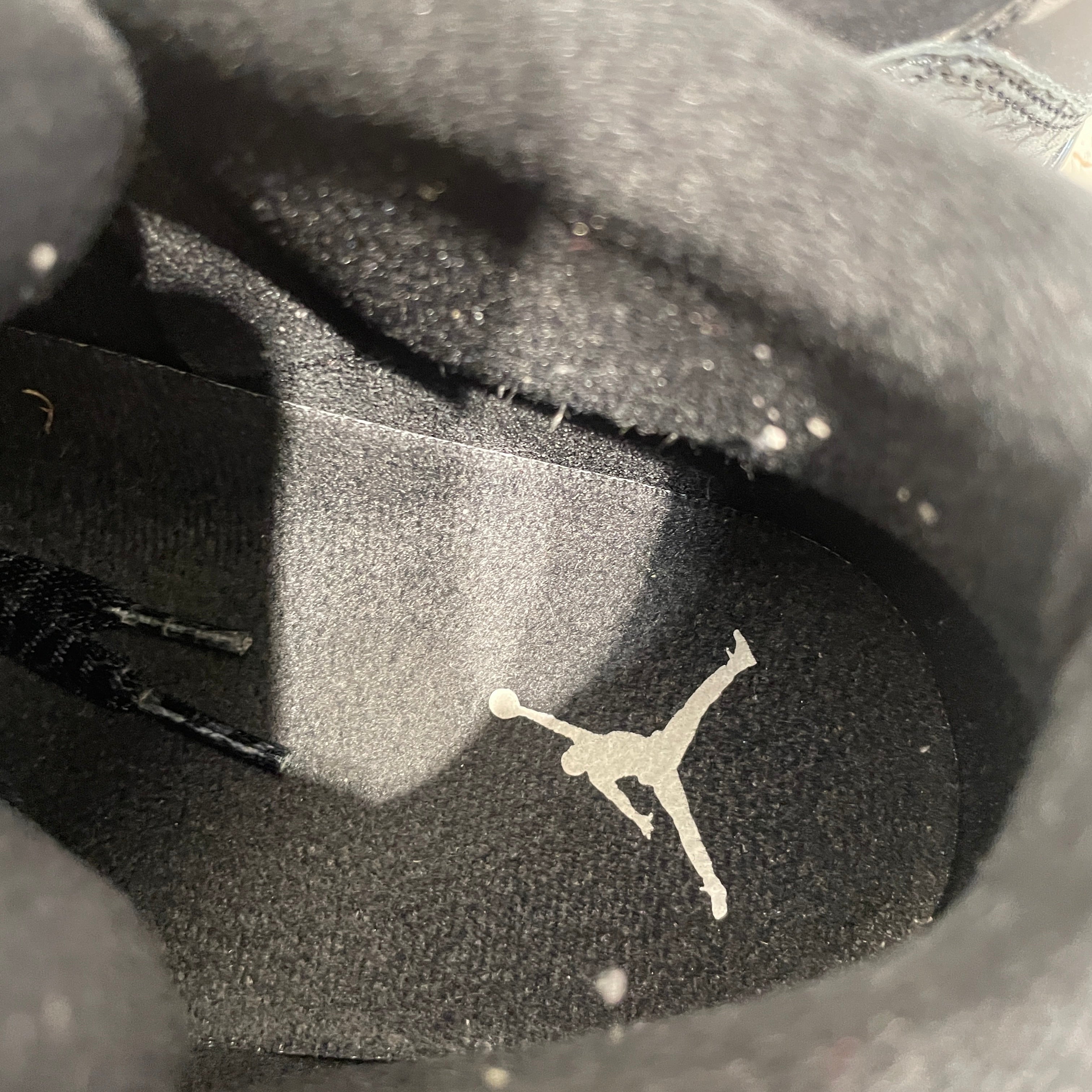 NIKE/Low-Sneakers/US 13/Suede/BLK/JORDAN 3 BLACK CAT view 3