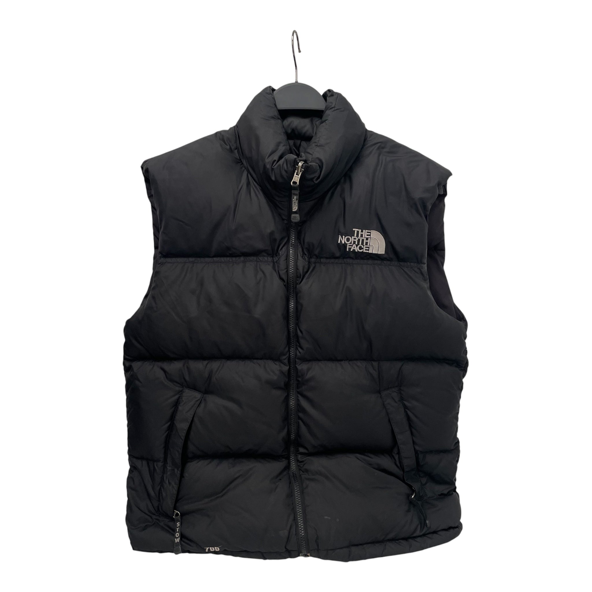 THE NORTH FACE/Puffer Vest/M/Nylon/BLK/ view 1
