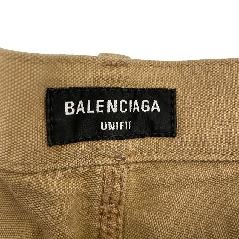 BALENCIAGA/Carpenter Pants/S/Cotton/BEG/