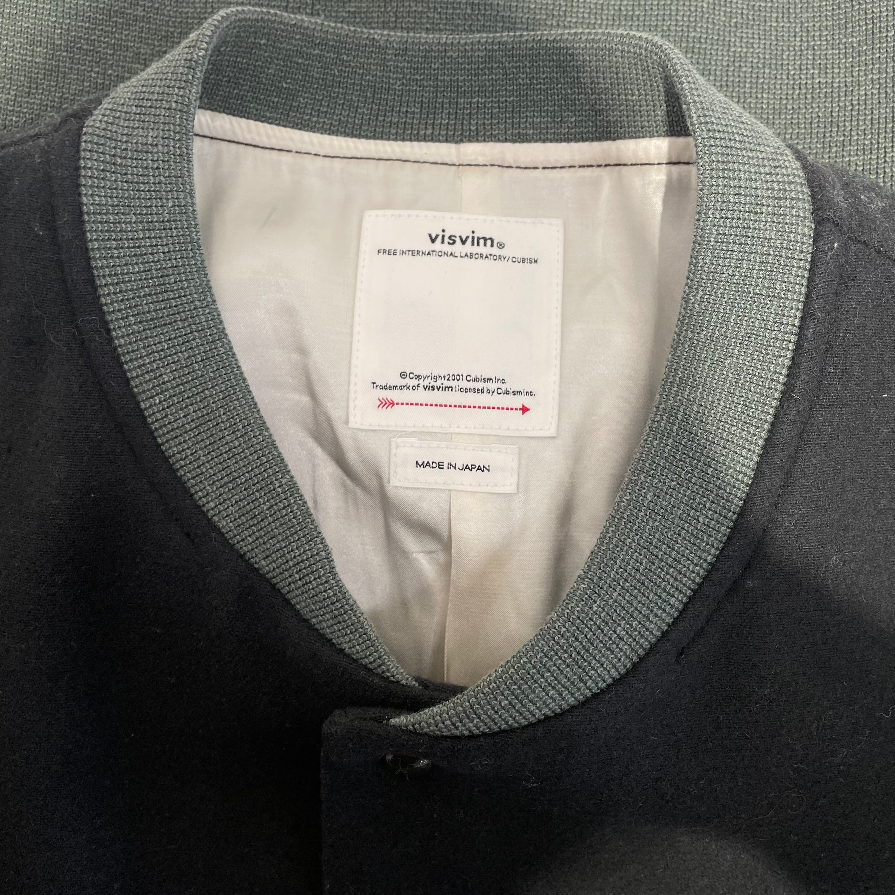 visvim/Jacket/3/Cotton/BLK/Varsity Jacket VSVM Patch view 3