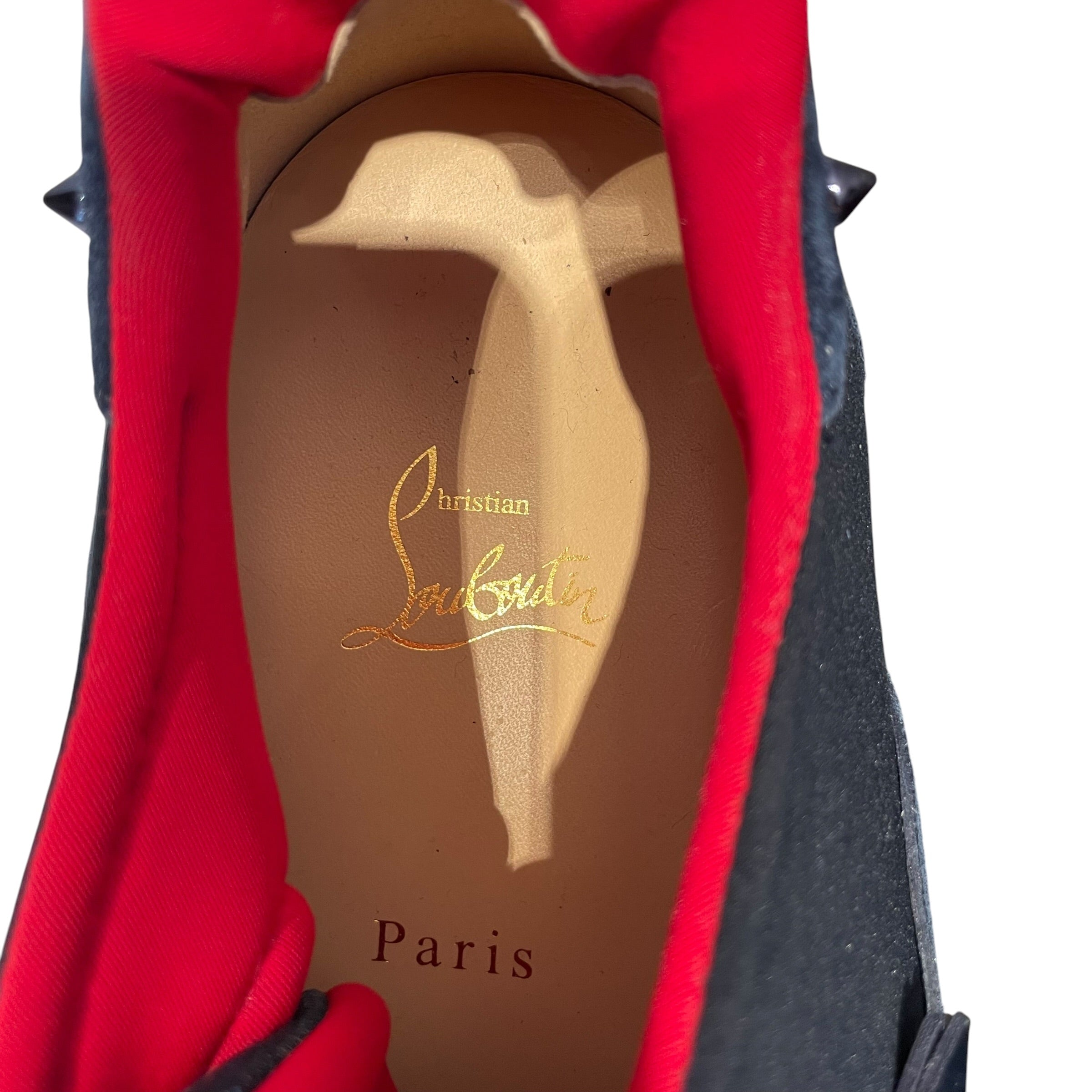 Christian Louboutin/Low-Sneakers/US 10/NVY/RUNNER TRAINERS view 4