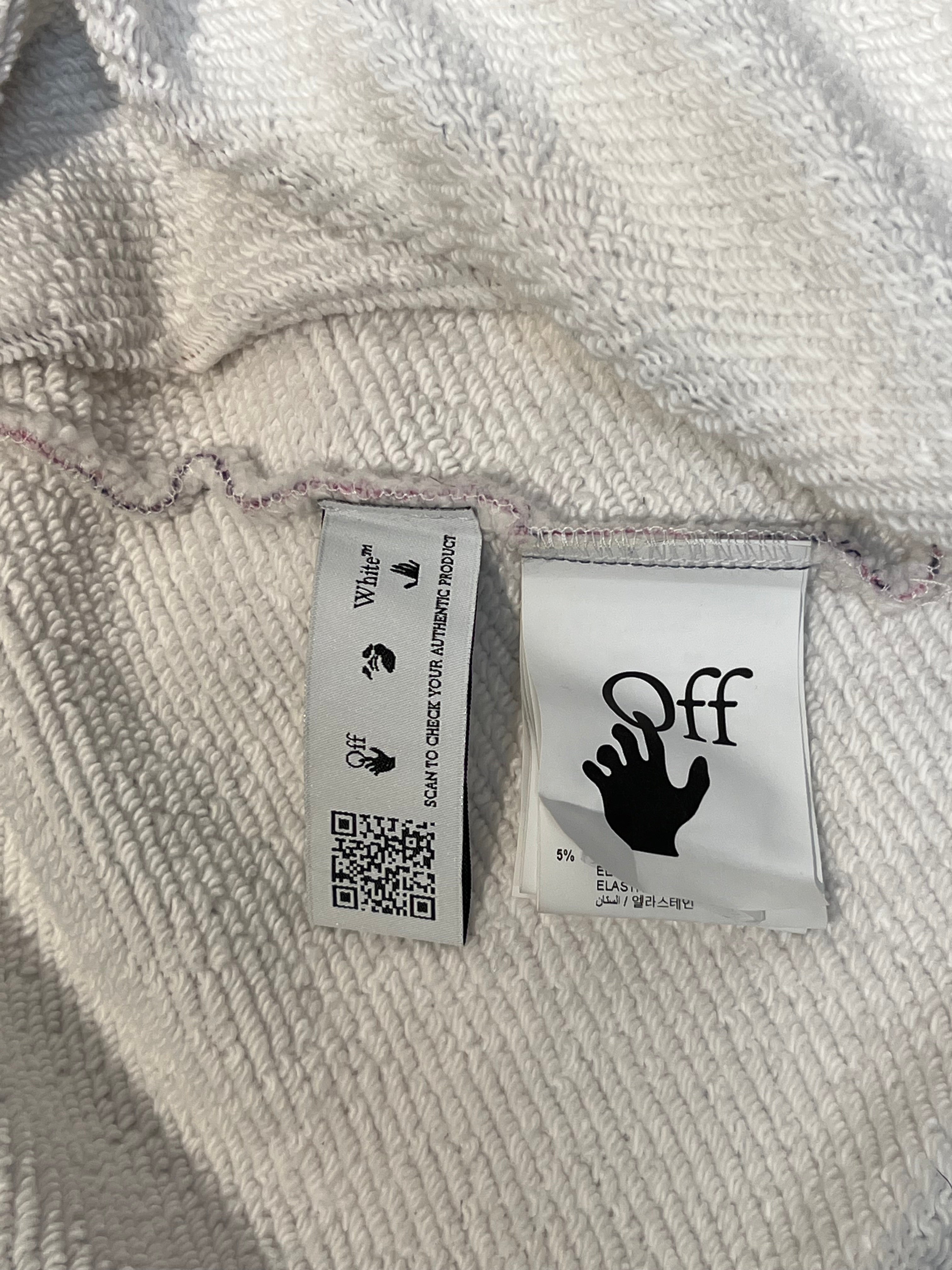 OFF-WHITE/Sweatshirt/M/All Over Print/Cotton/MLT/tie dye view 4