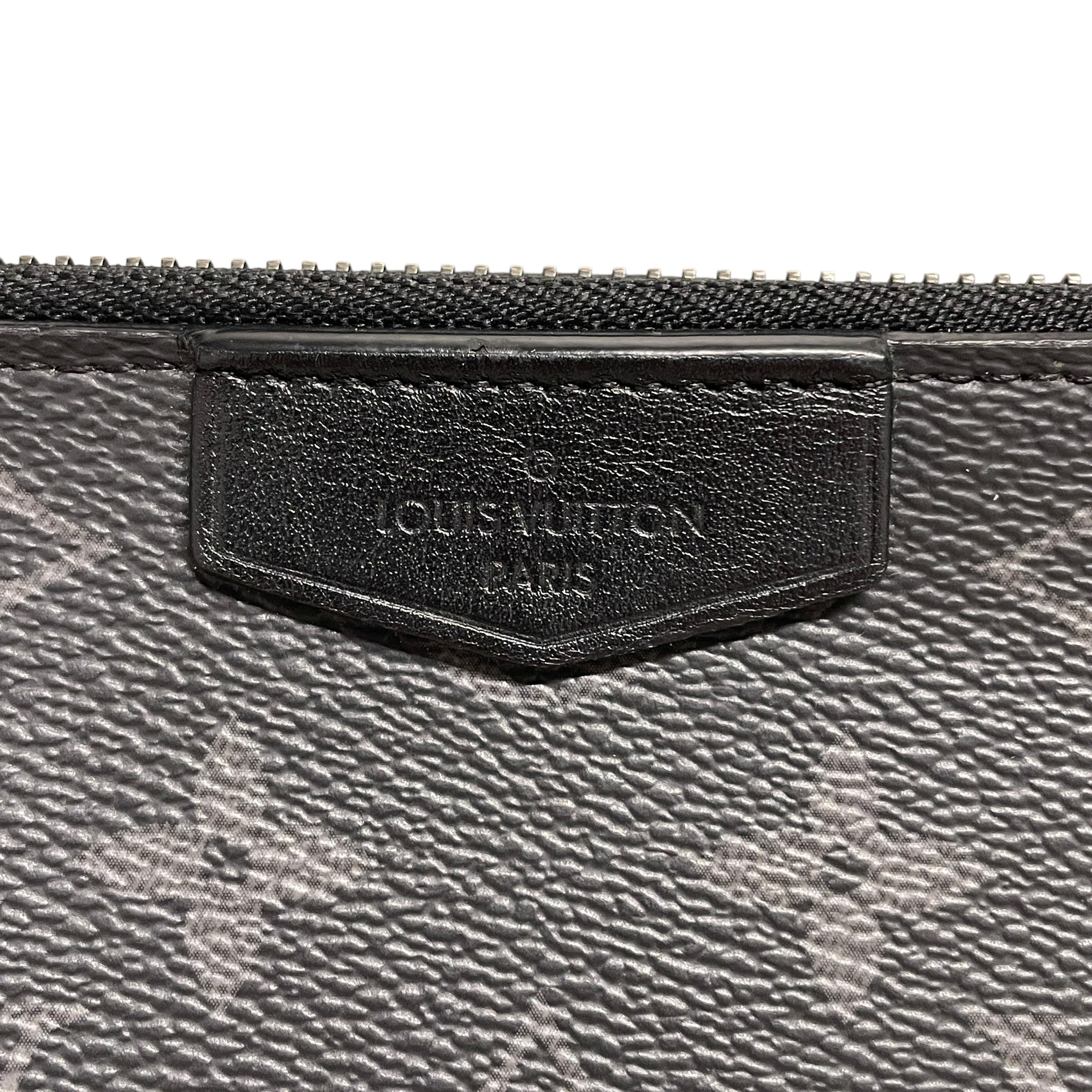LOUIS VUITTON/Cross Body Bag/Monogram/Leather/BLK/22XYB96/MONO ECLIPSE ALPHA view 6