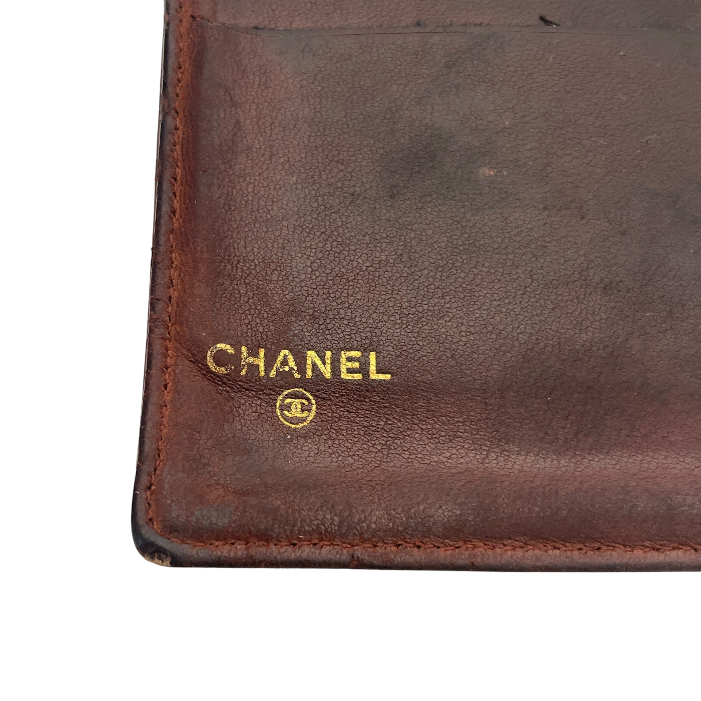 CHANEL/Long Wallet/Leather/BRD/L's/6cardslots view 4