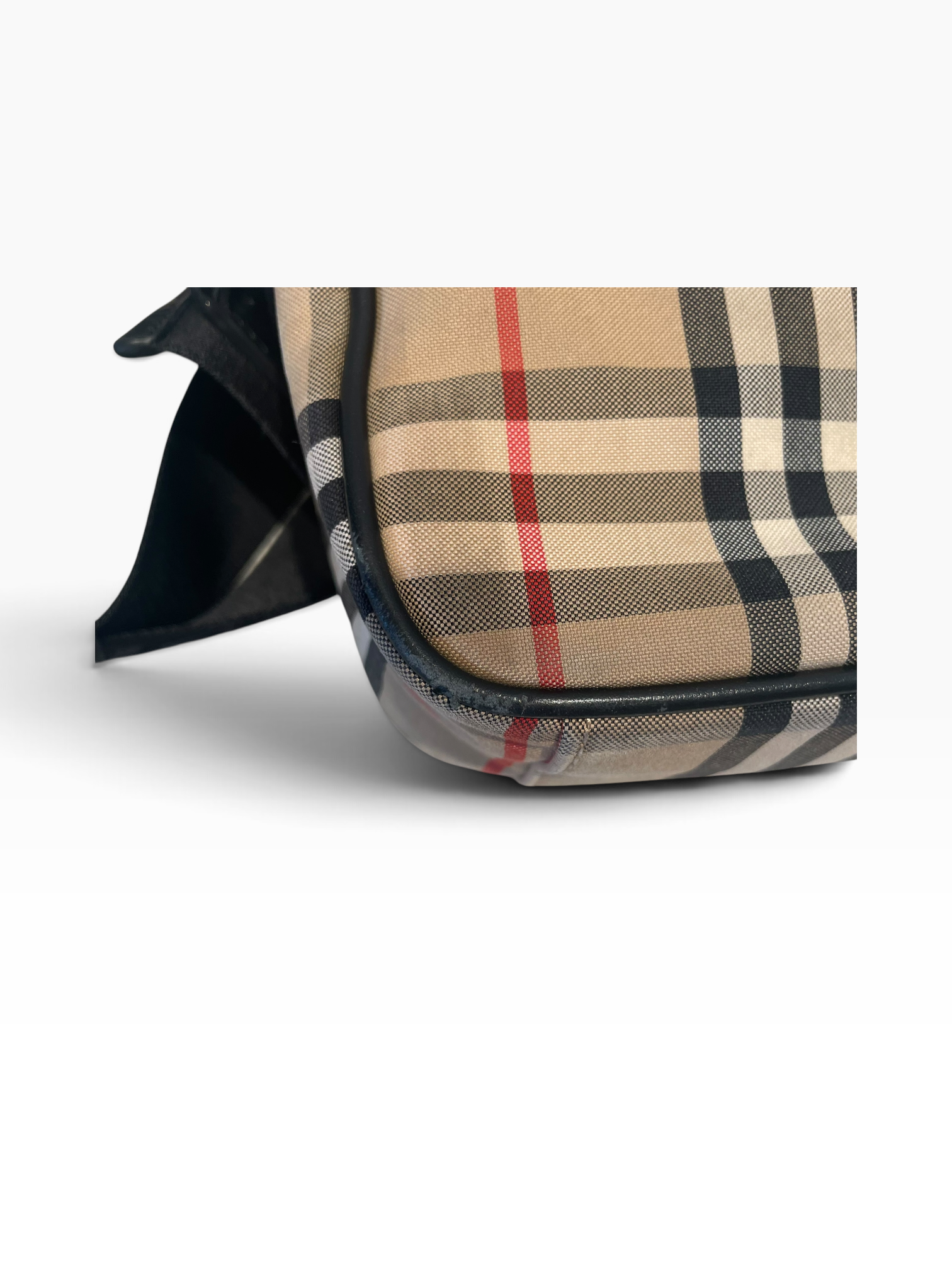 BURBERRY/Cross Body Bag/Plaid/Nylon/BEG/paddy vintage check view 9