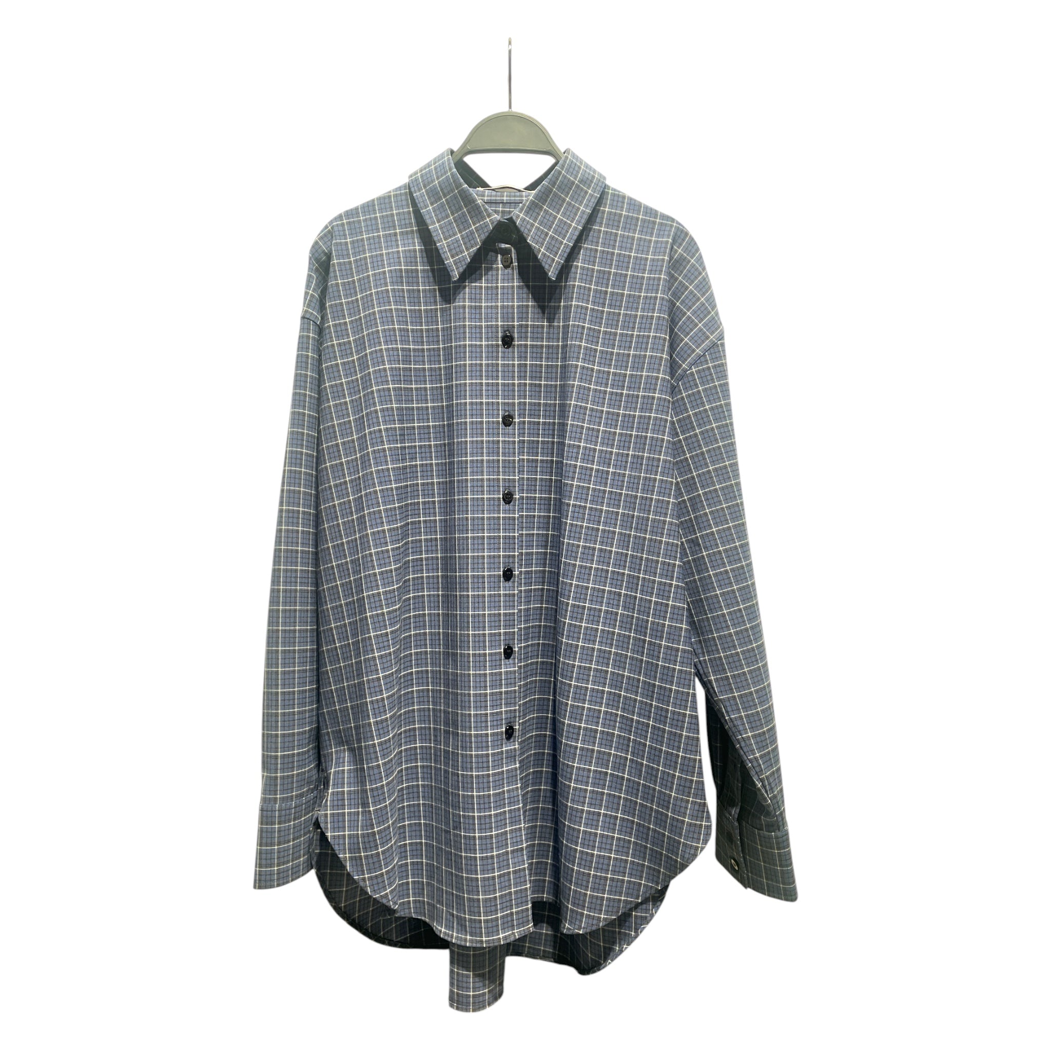 Acne Studios/LS Shirt/40/BLU/Plaid/ view 1