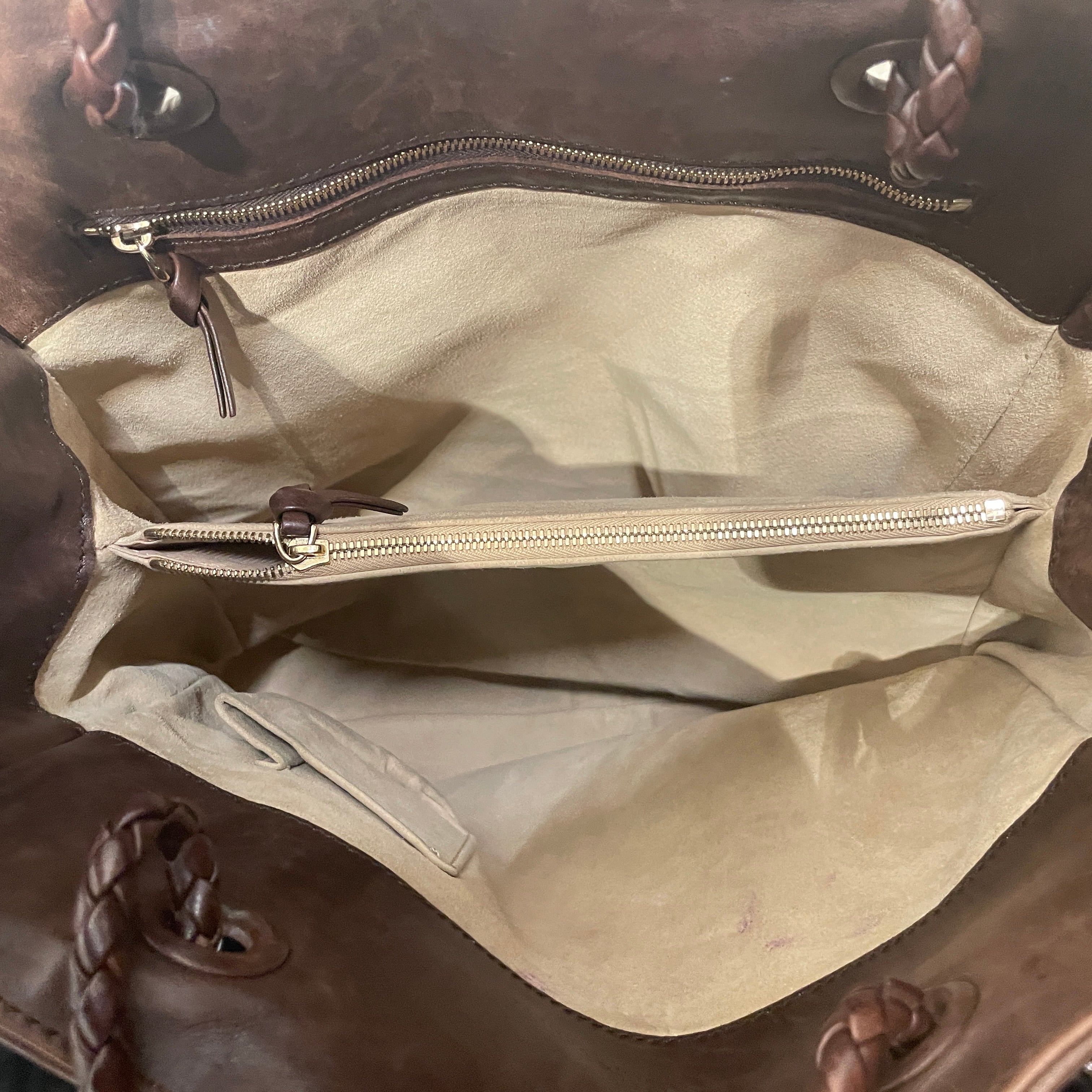 BOTTEGA VENETA/Tote Bag/Hemp/CML/BRAIDED STRAP TOTE view 5