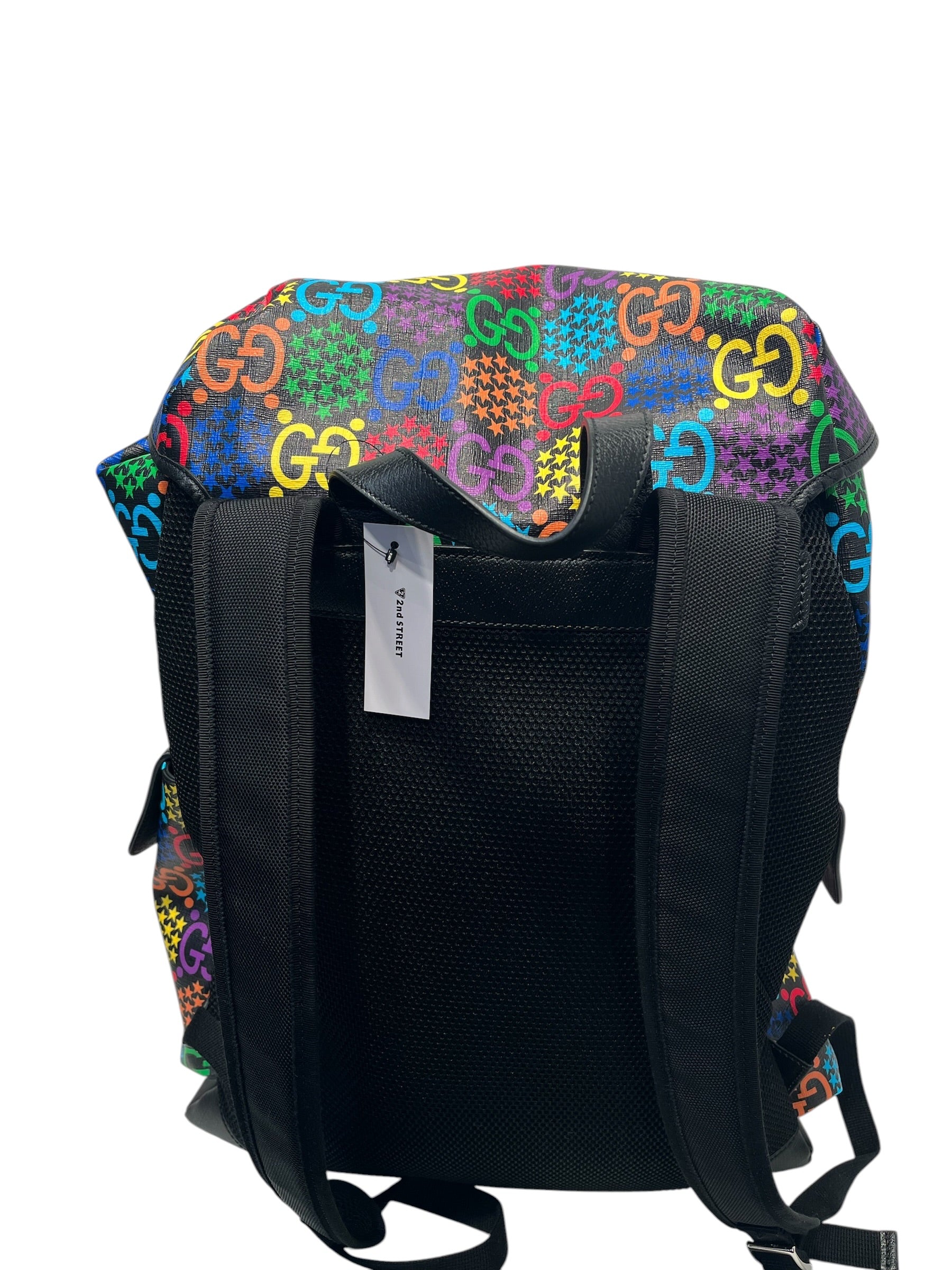 GUCCI/Backpack/All Over Print/Leather/MLT/GG Psychedelic Backpack view 3
