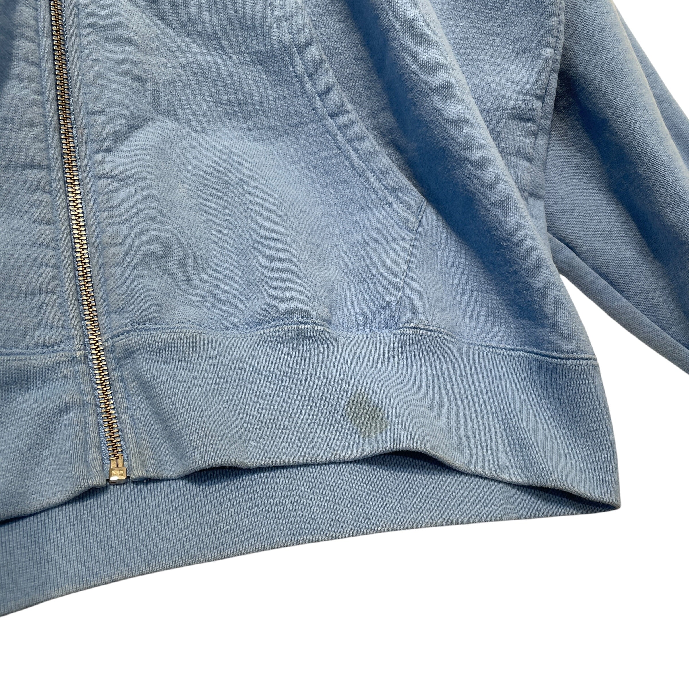 Supreme/Zip Up Hoodie/L/Graphic/Cotton/BLU/Salvation Zip UP view 4