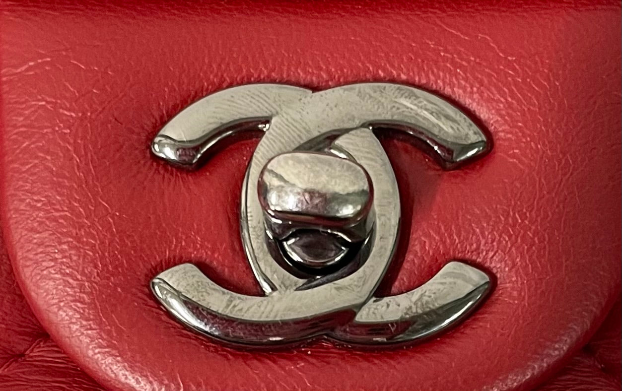 CHANEL/Cross Body Bag/Leather/RED/20277299 view 3