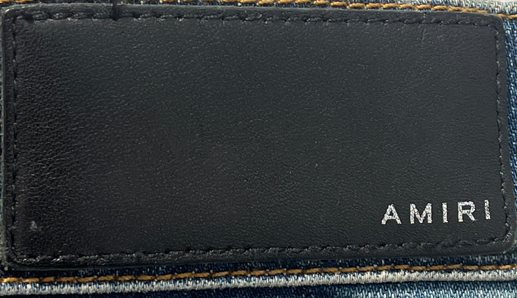 AMIRI/Skinny Pants/35/Cotton/BLU/AMIRI logo on leg view 5
